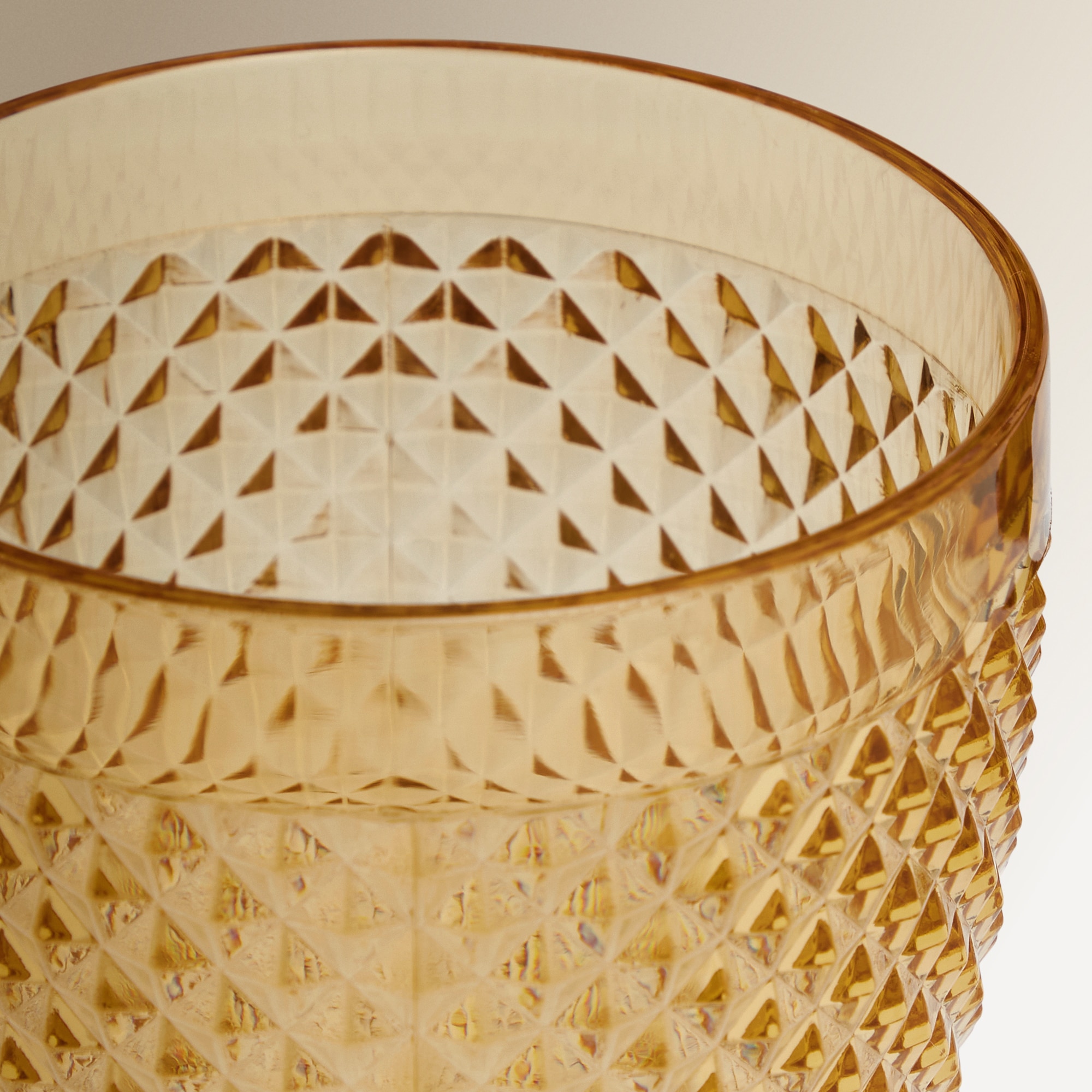 Copo Taça de acrílico Picas El Corte Inglés Âmbar-4