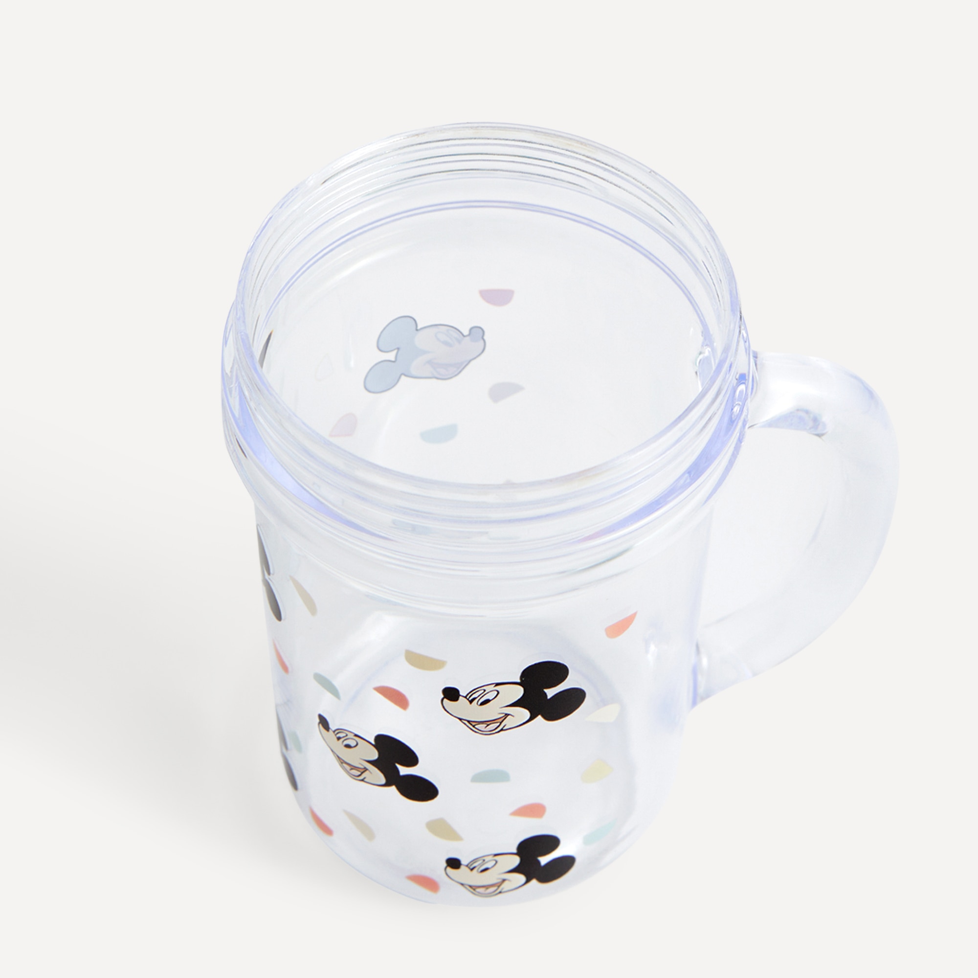 Jarra con pajita Cozy Mickey Disney Transparente-3