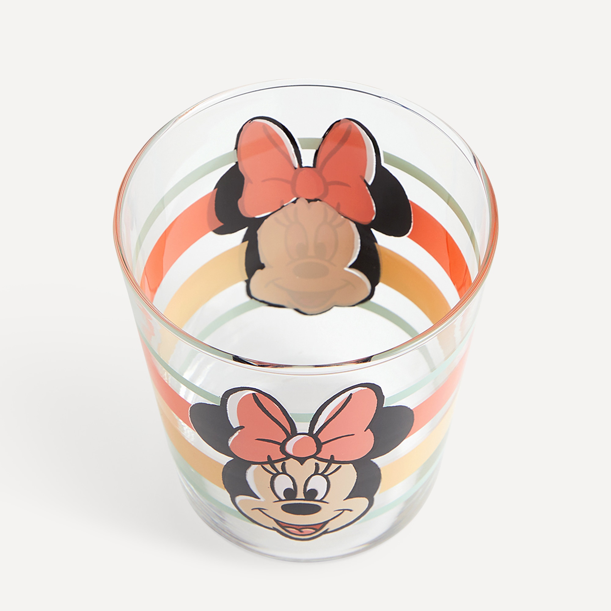 Vaso vidrio Cozy Minnie Disney Transparente-2