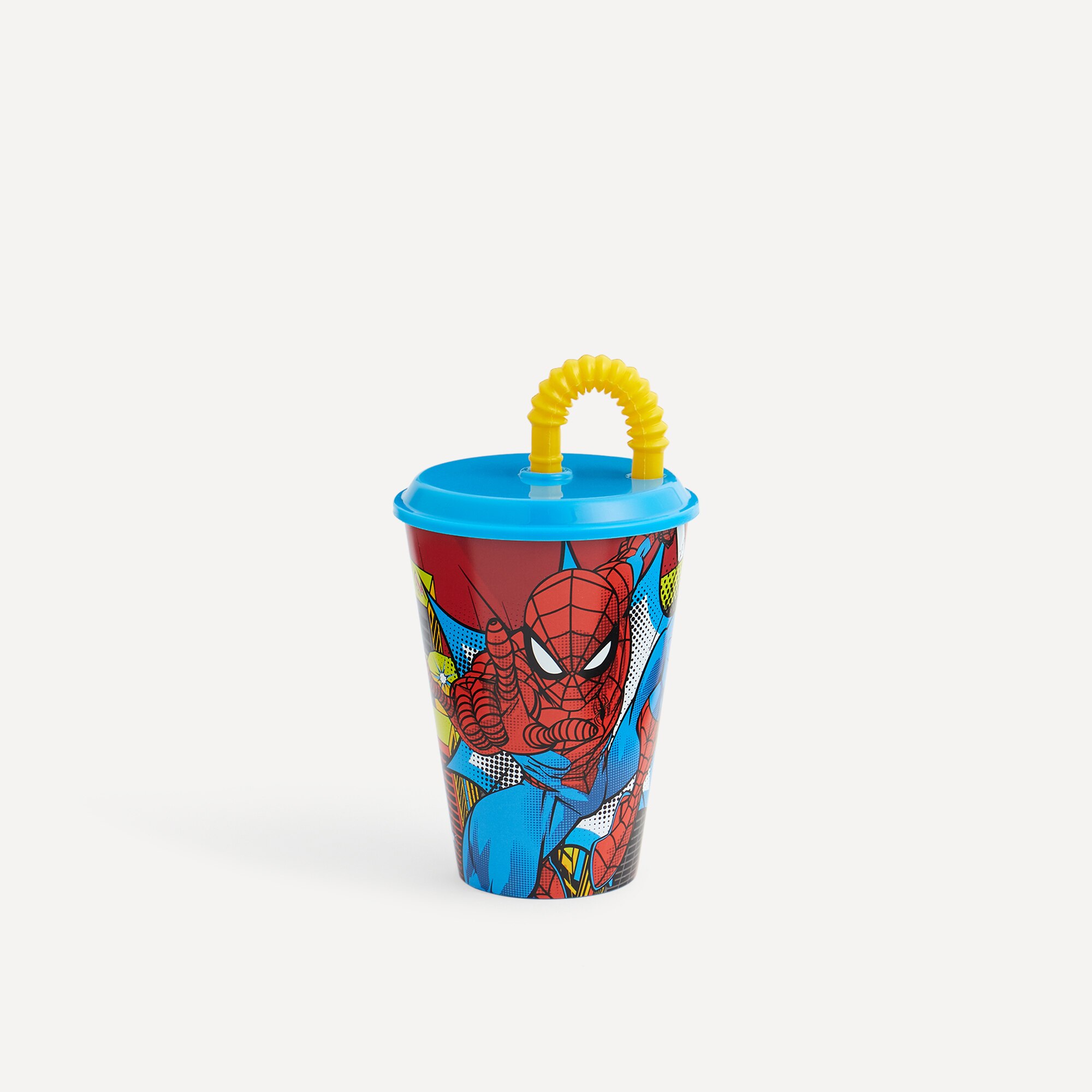 Imagen 0 de Vaso con caña 430 ml Spiderman Disney