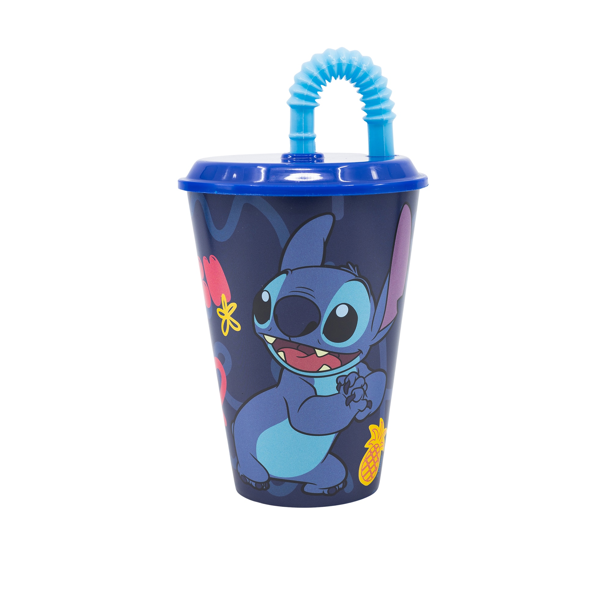 Imagen 0 de Vaso con caña 430 ml Stich Disney