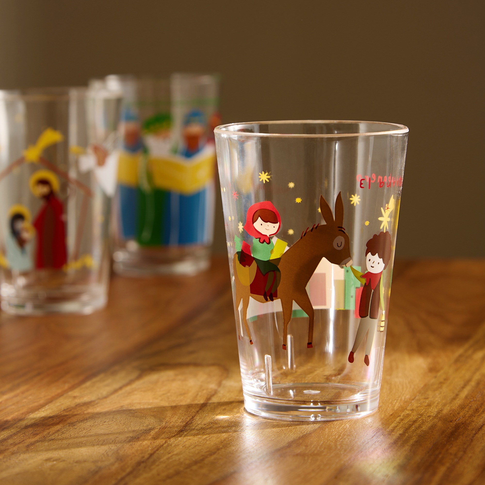 Vaso acrílico Burrito Navidad Multicolor-1