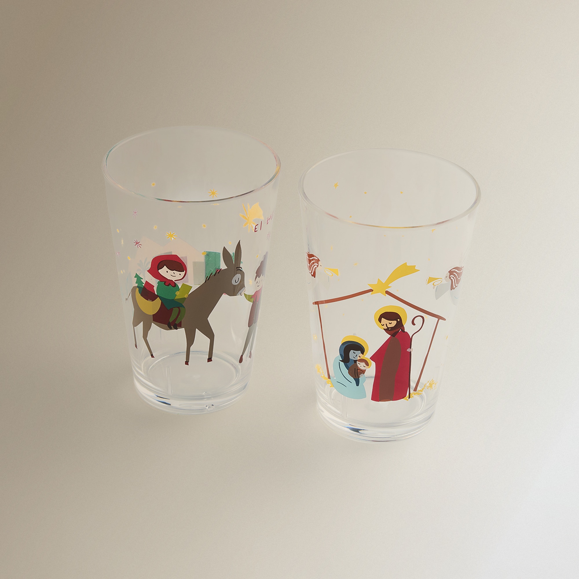 Vaso acrílico Burrito Navidad Multicolor-5