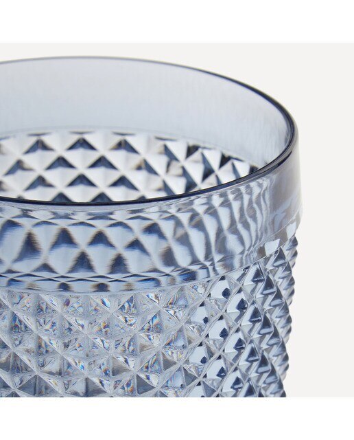 Vaso de agua acrílico Picas El Corte Inglés - Ámbar Azul-2
