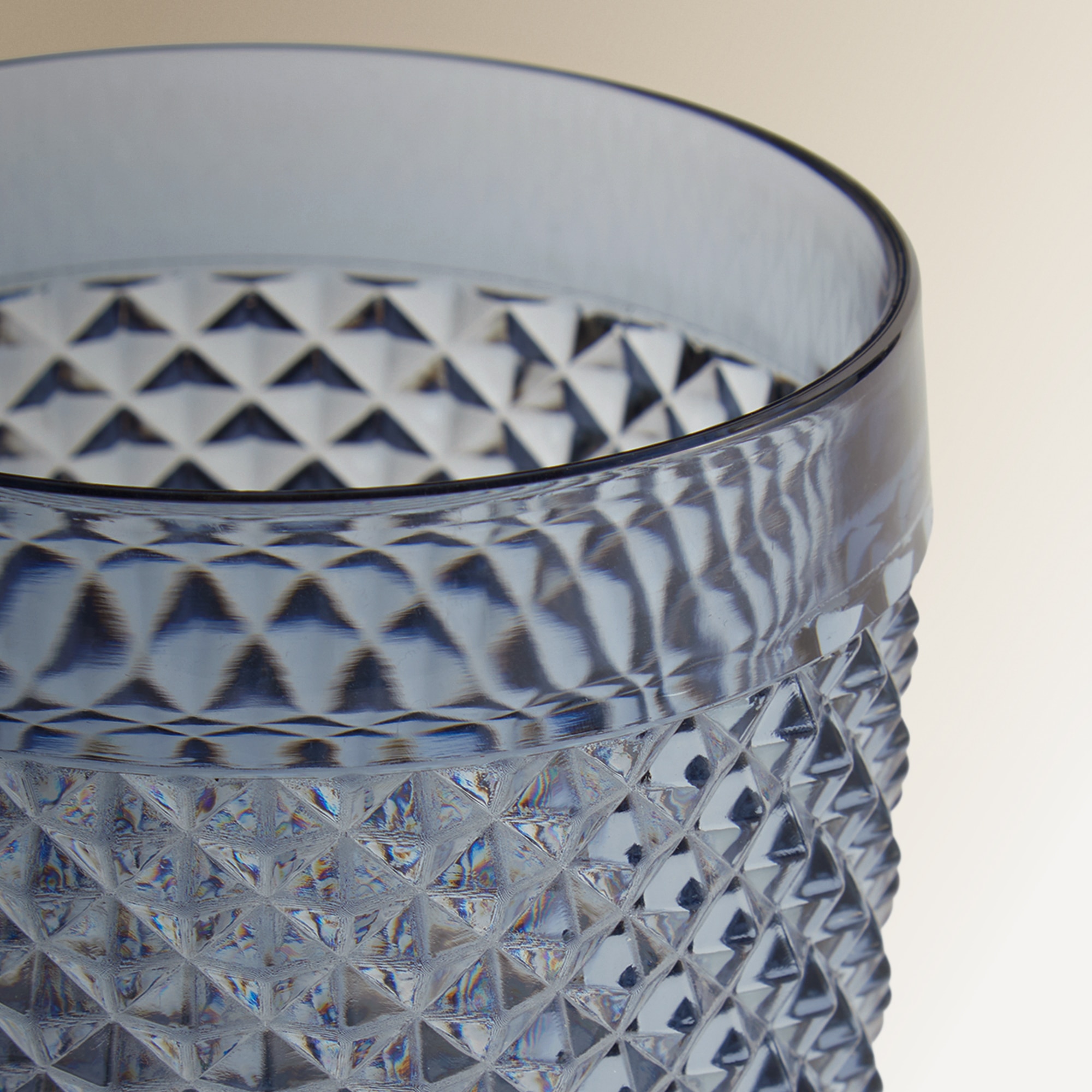 Vaso de agua acrílico Picas El Corte Inglés - Ámbar Azul-3