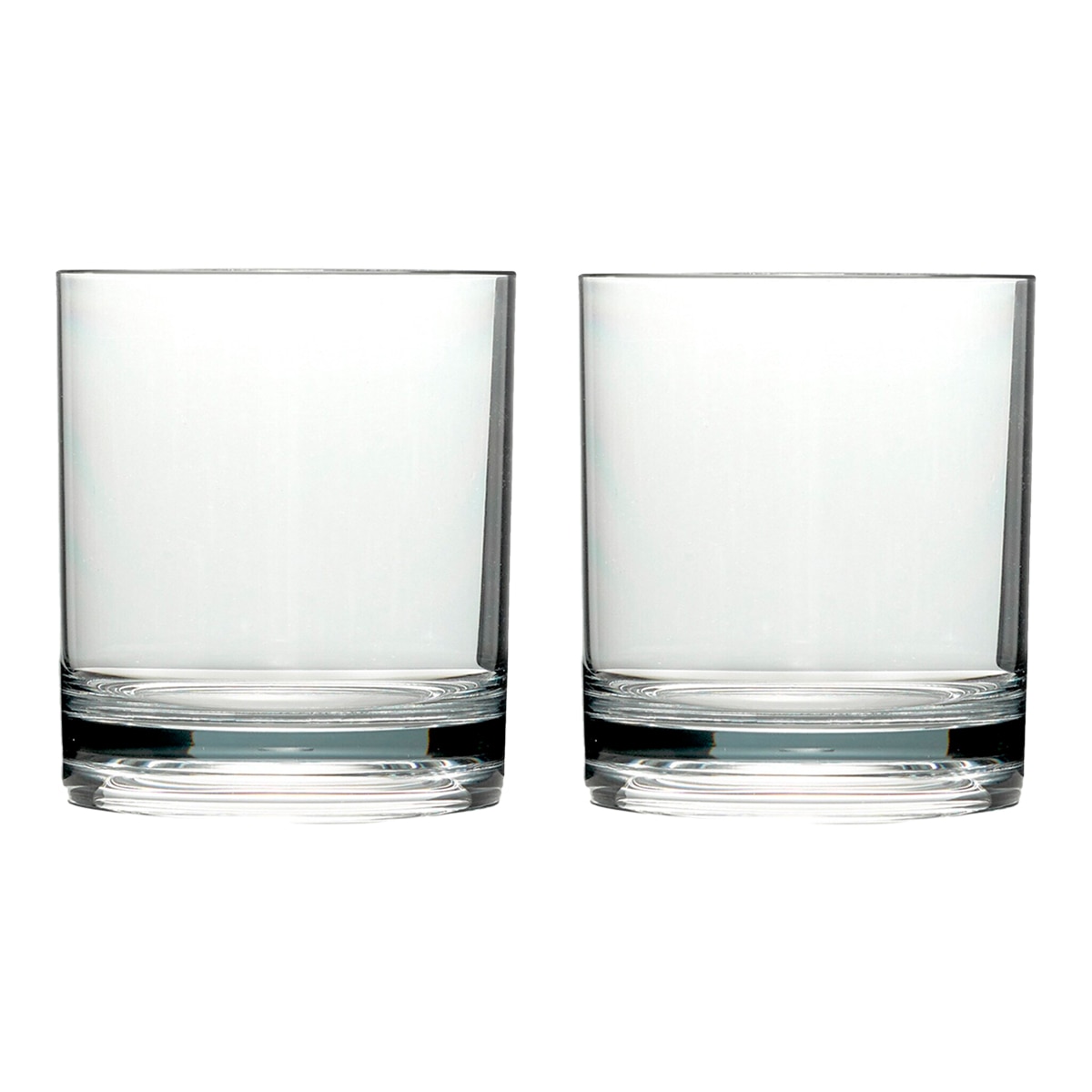 Conjunto de 2 copos baixos Mónaco Transparente-1