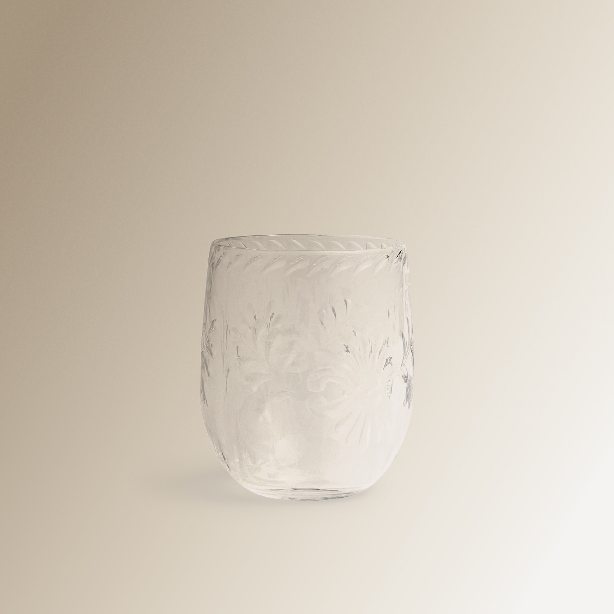 Copo de Água Baixo Acrílico Sonora Transparente-1