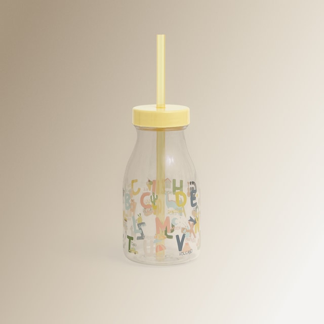 Imagem 0 de Garrafa com Palhinha Letras Mini Home