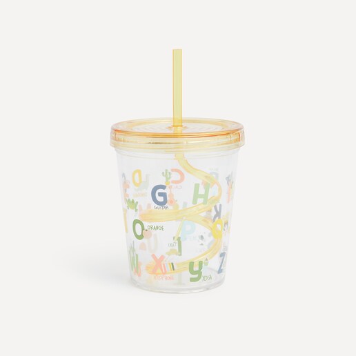 Vaso con pajita Letras Mini Home - El Corte Inglés