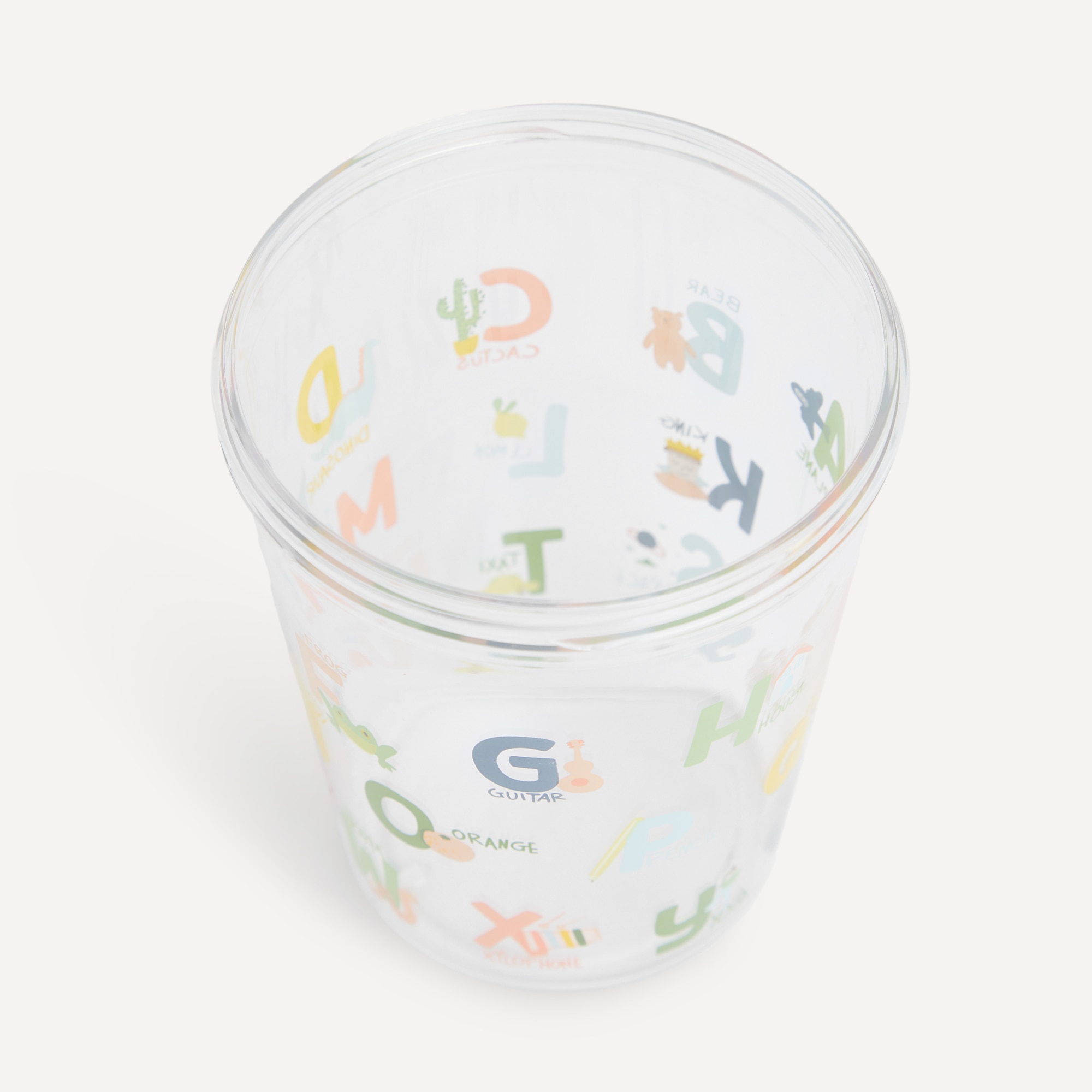 Copo com Palhinha Letras Mini Home Multicolor-2