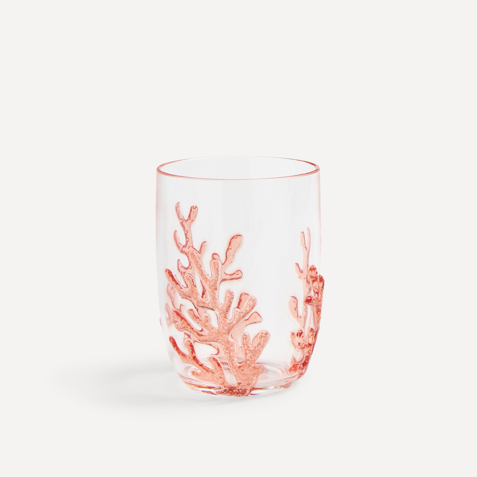 Copo de Água Coral em Acrílico Vermelho-1