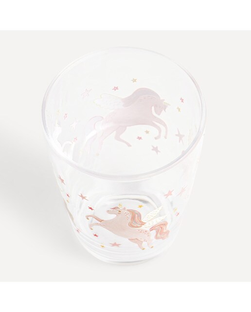 Copo Acrílico Infantil Unicórnios Rosa-2