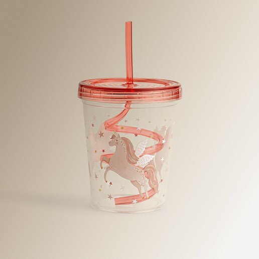 Vaso acrílico infantil con pajita Unicornios Mini Home - El Corte Inglés