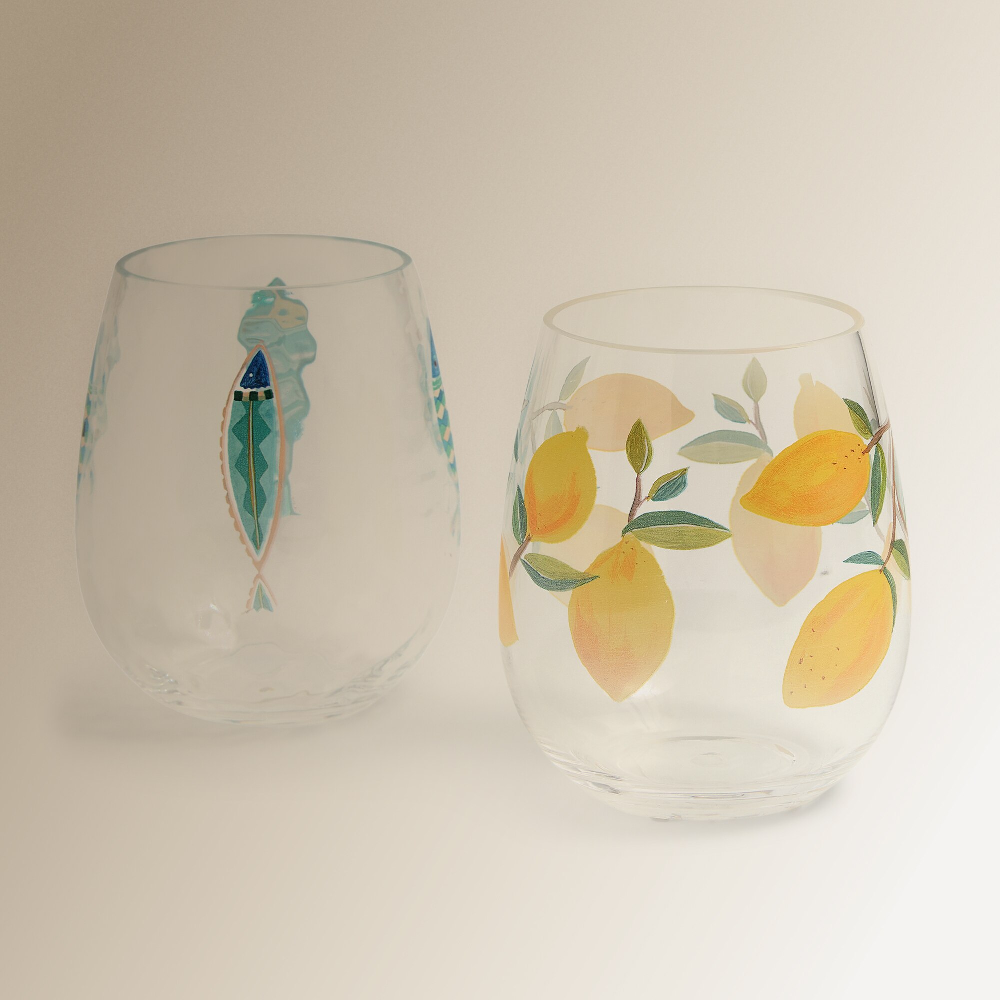 Copo de Acrílico Catania Amarelo-4