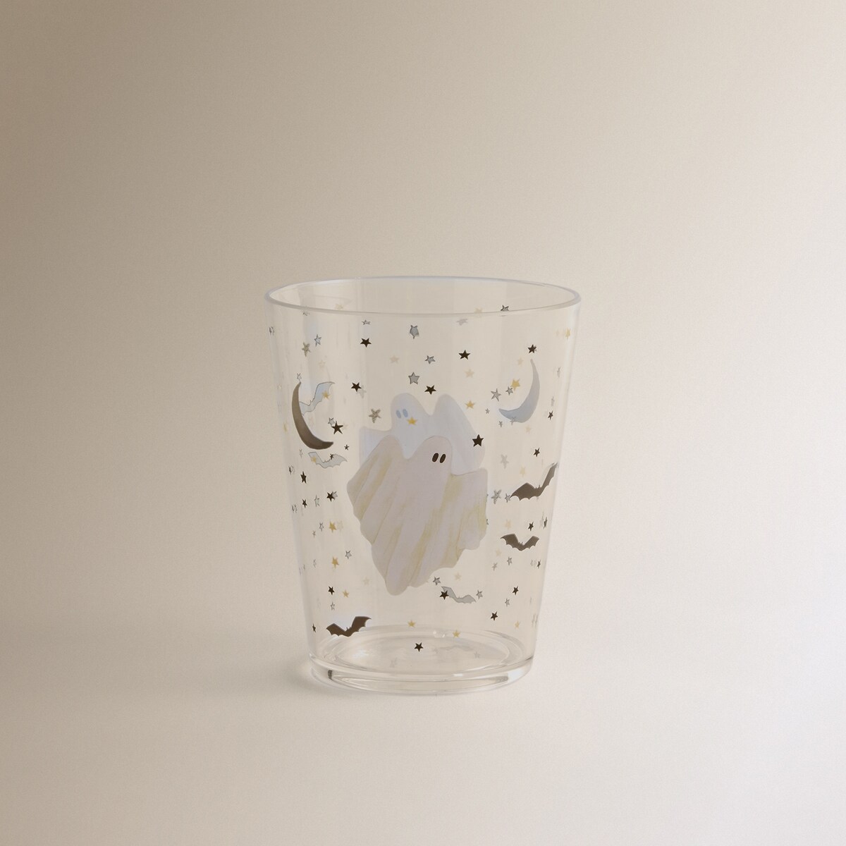 Copo de Água Acrílico Fantasmas Halloween Multicolor-2