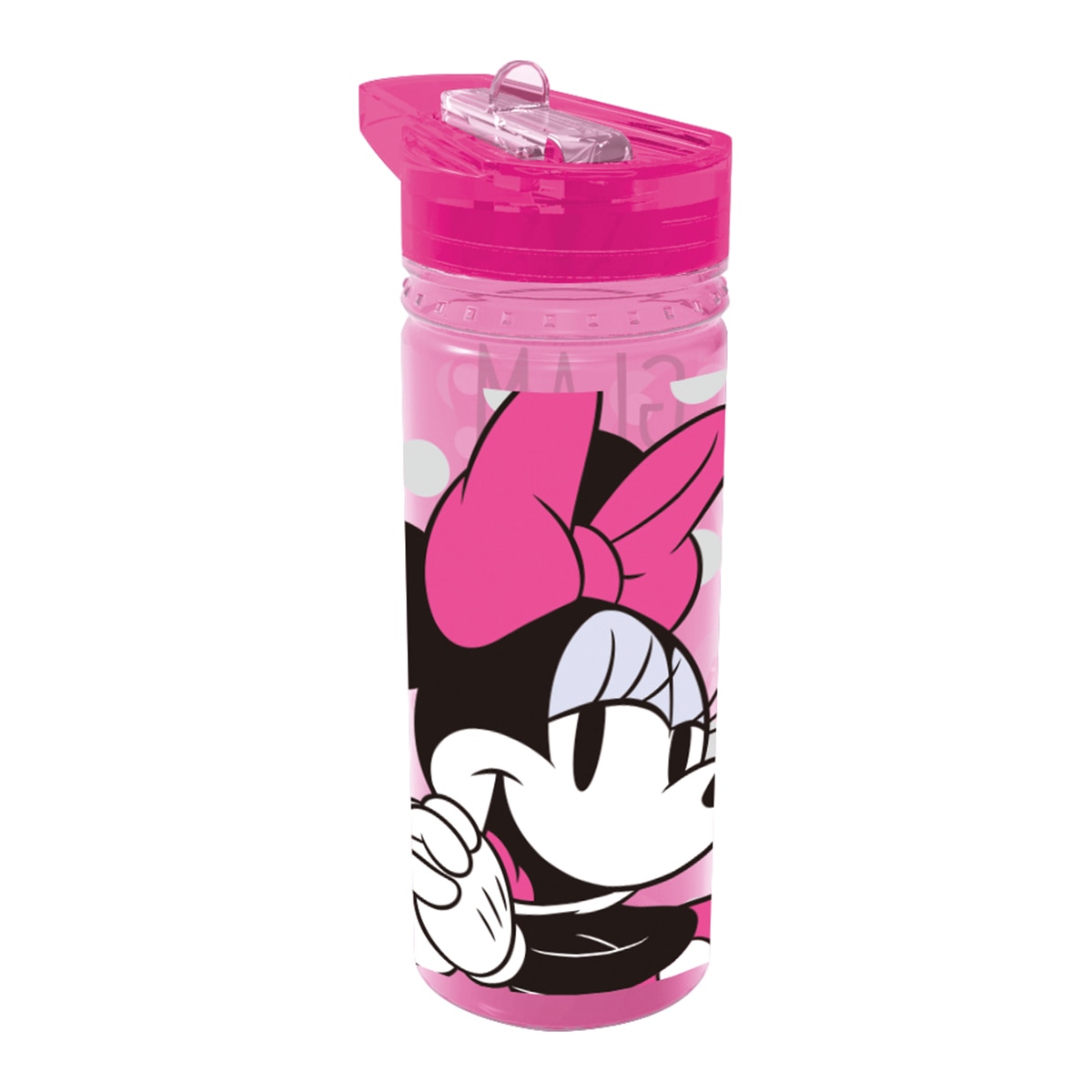 Imagem 0 de Garrafa infantil com palhinha abatível Minnie Glam Dots Disney