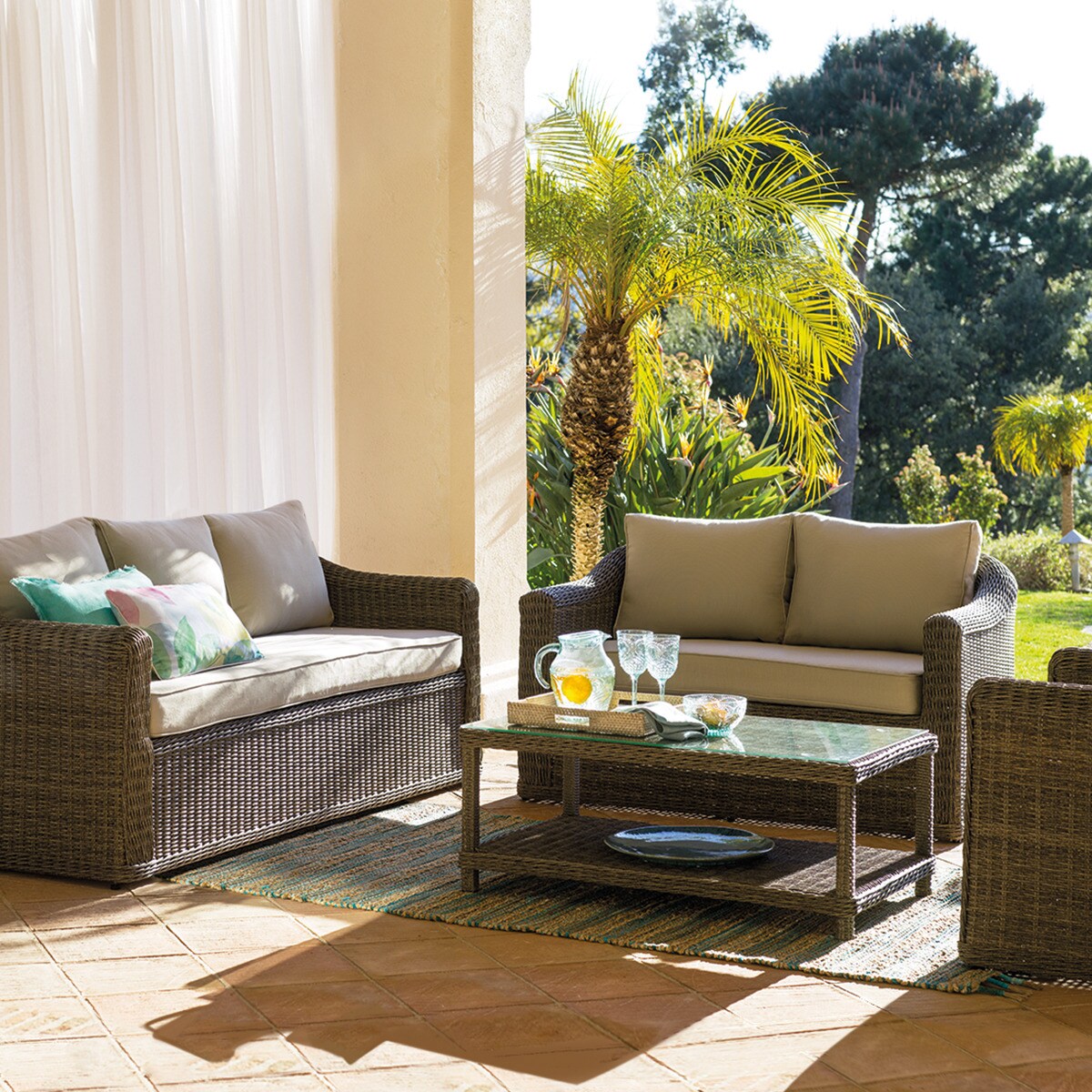 Jarra de acrílico Pearl El Corte Inglés Água-marinha-2