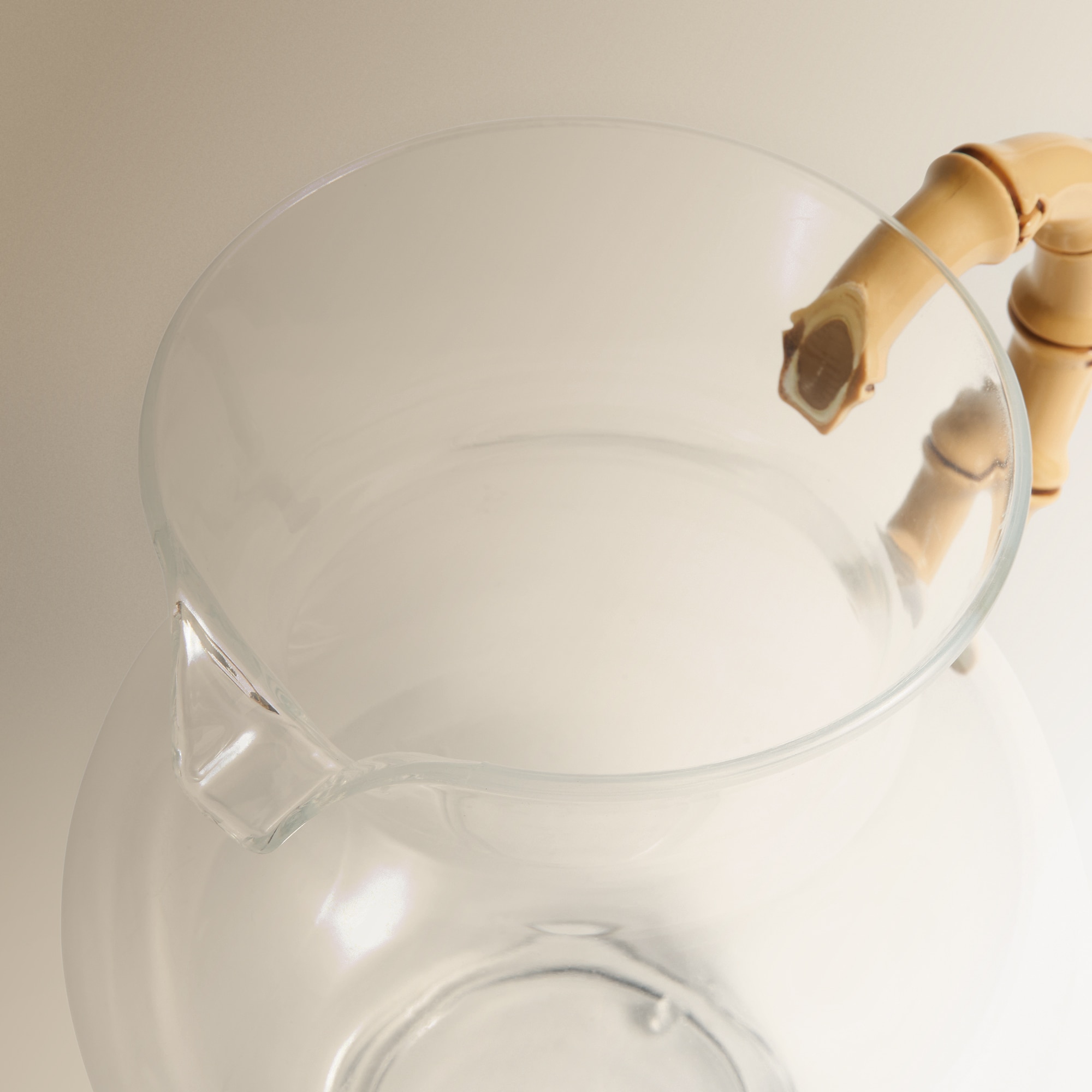 Jarra de água de acrílico Bambu El Corte Inglés Transparente-2