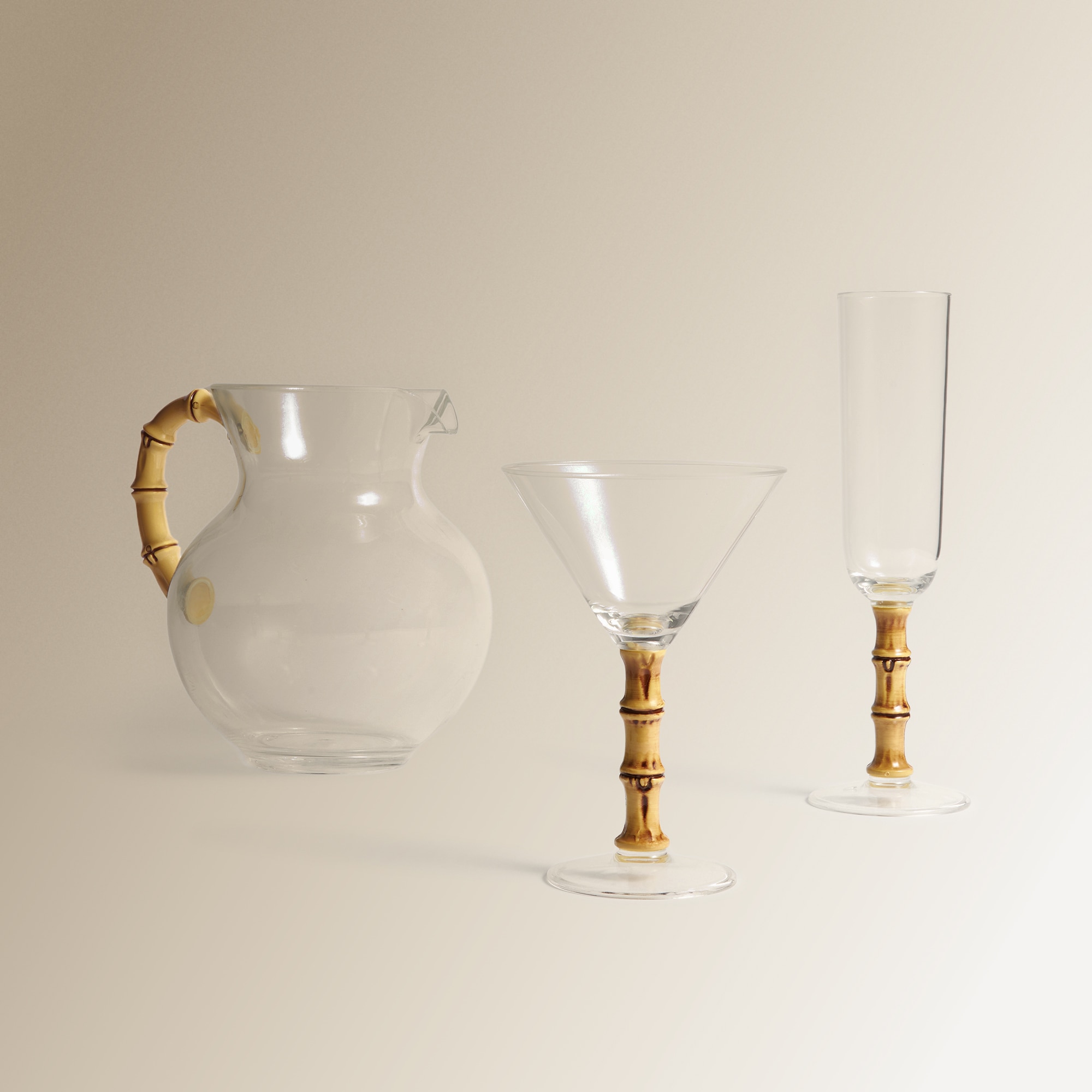 Jarra de água de acrílico Bambu El Corte Inglés Transparente-4