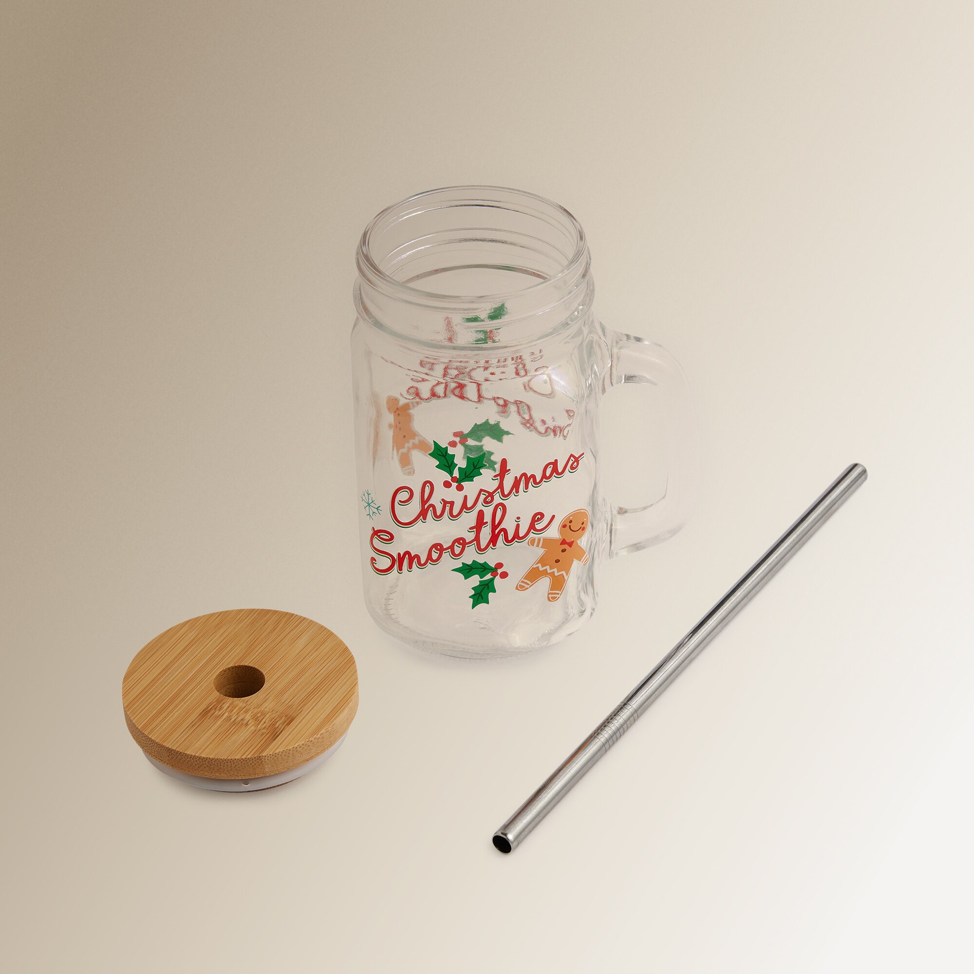 Jarra de smoothies Galleta Basics El Corte Inglés Transparente-4