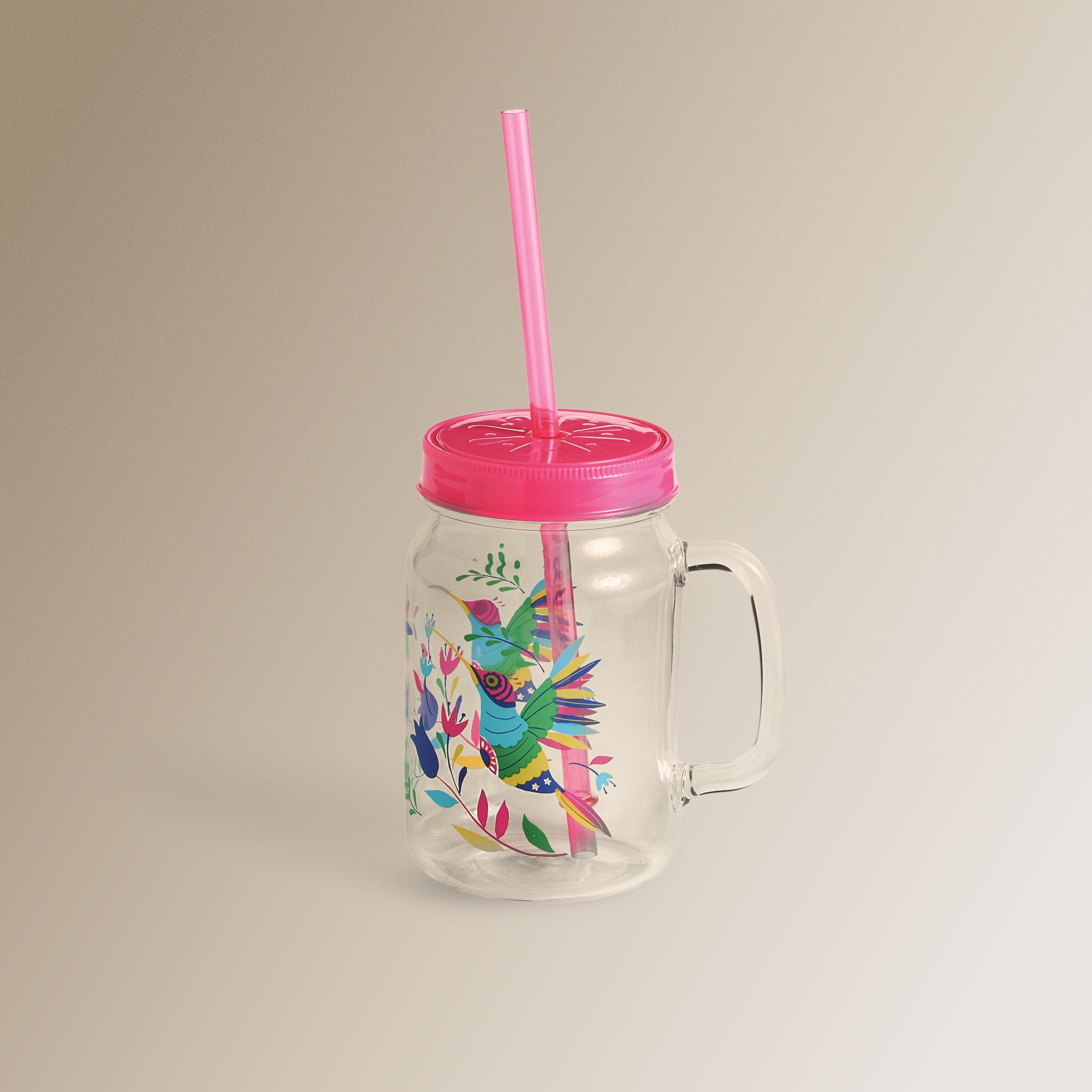 Imagen 0 de Jarra con pajita Jalisco Colibrí Basics El Corte Inglés