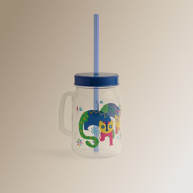 Imagen 0 de Jarra con pajita Jalisco Jaguar Basics El Corte Inglés