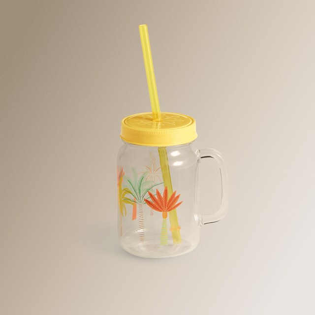 Imagen 0 de Jarra con pajita Jalisco Tropi Basics El Corte Inglés