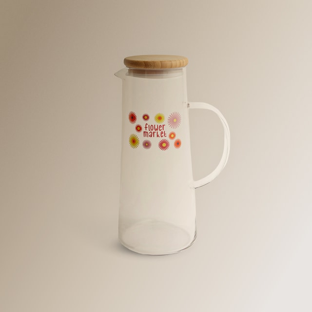 Imagen 0 de Jarra de agua Flower Basics El Corte Inglés