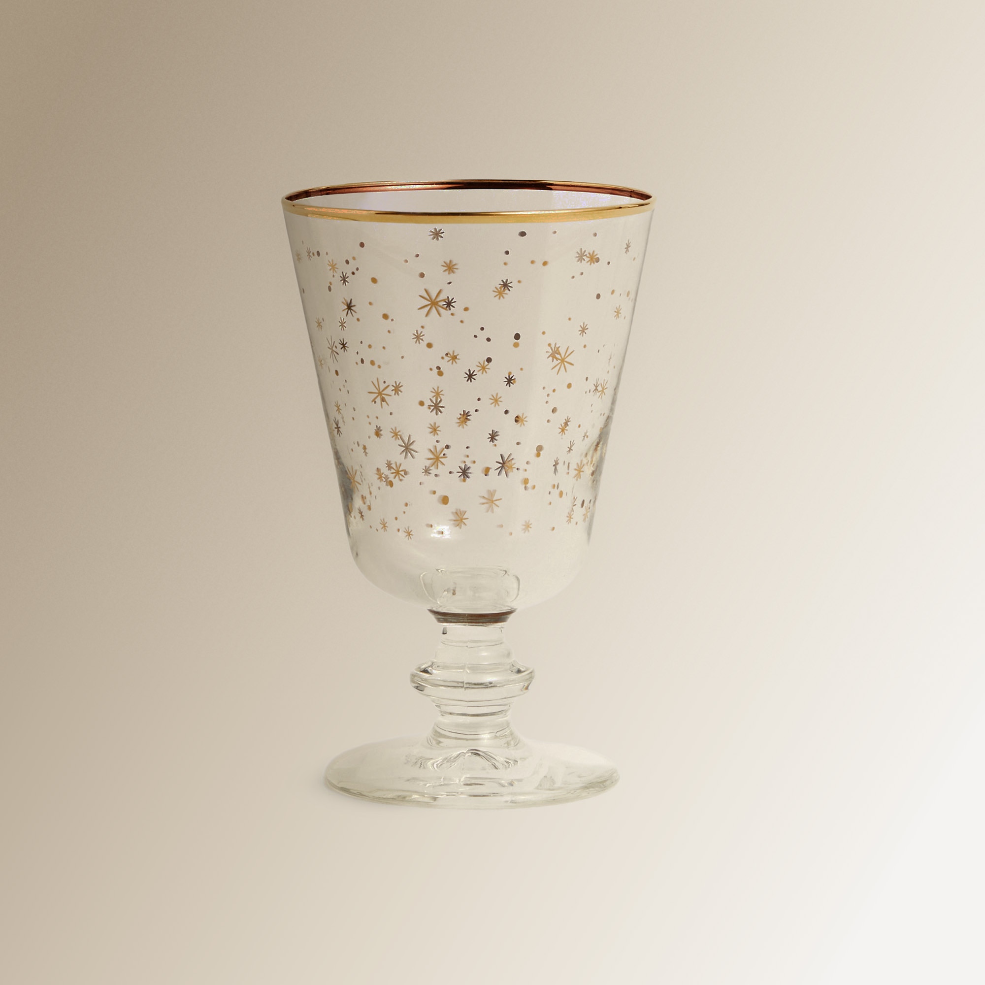 Copo de vinho Snowflakes Multicolor-1