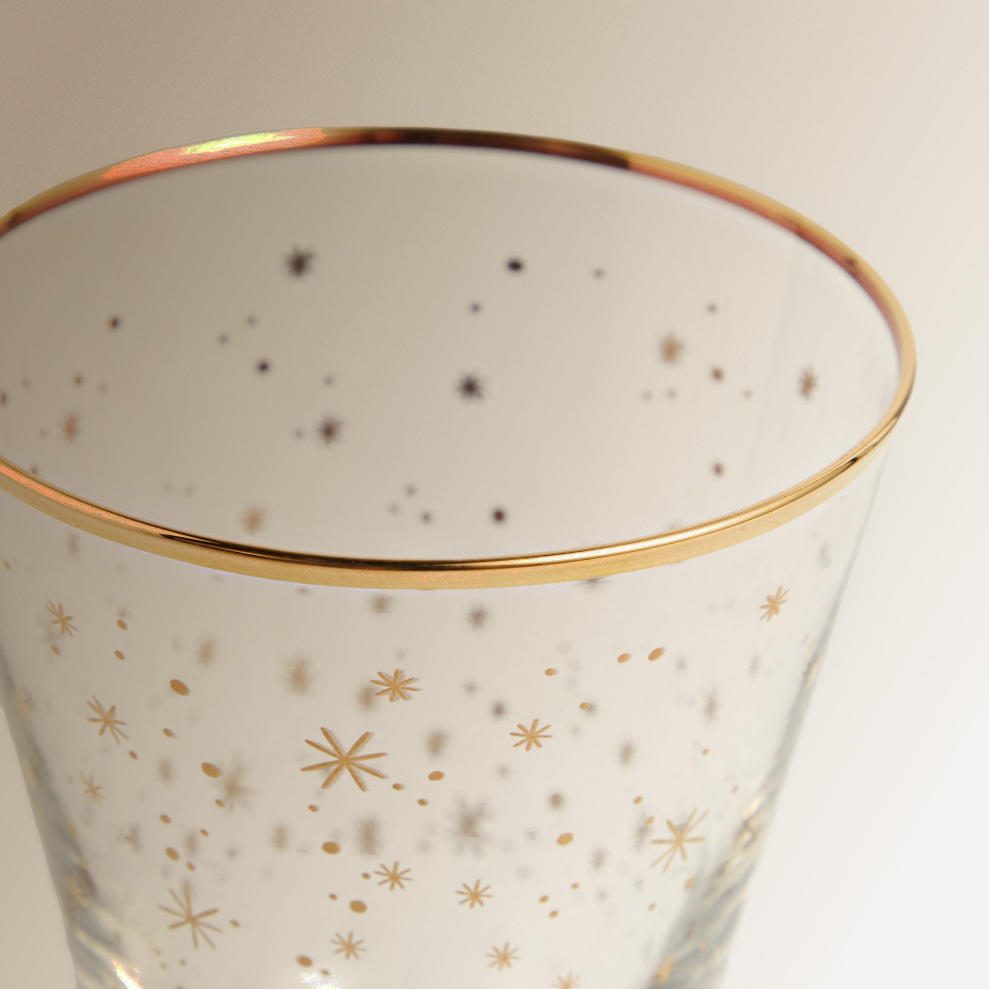 Copo de vinho Snowflakes Multicolor-3