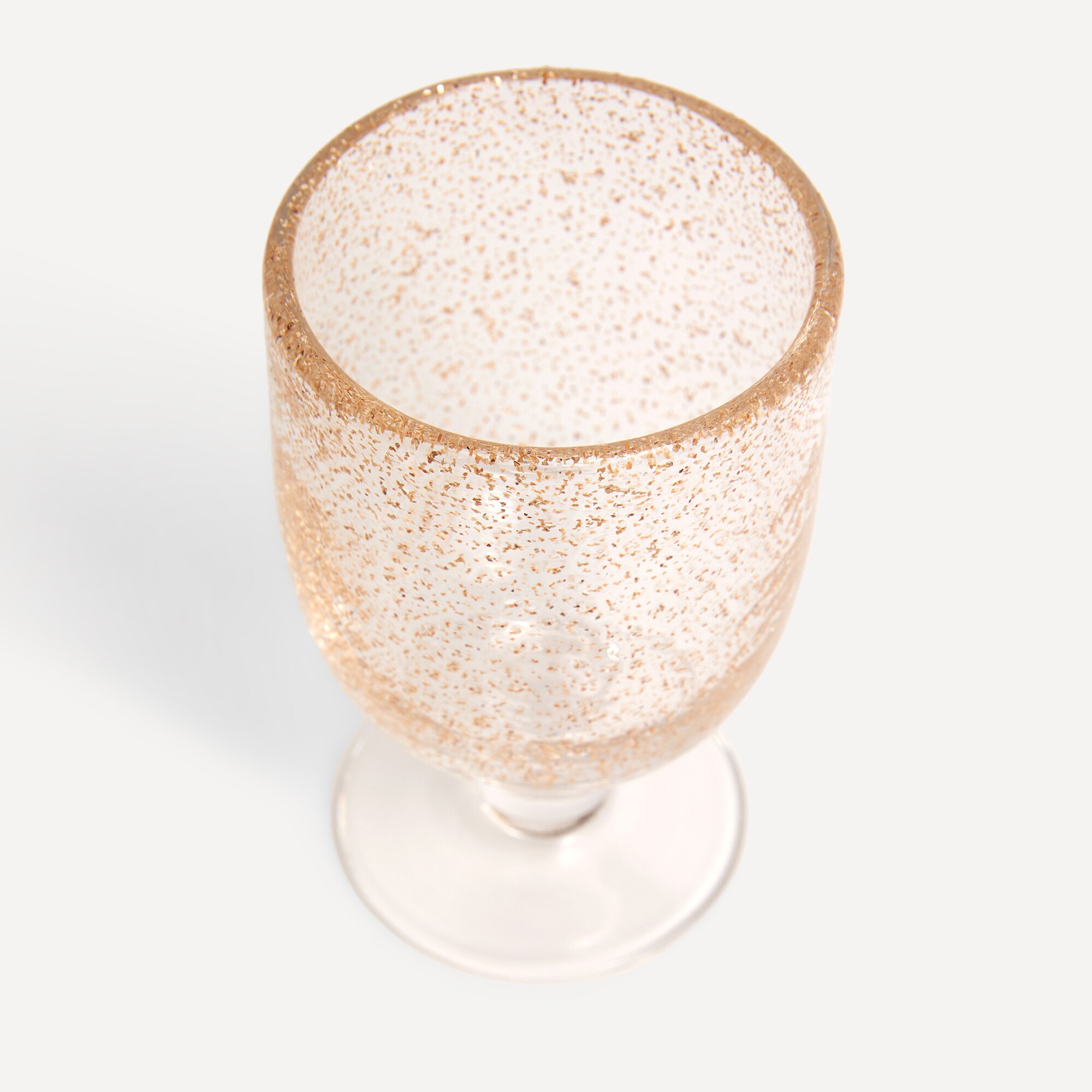 Copo de Vinho Glitter Ouro-2
