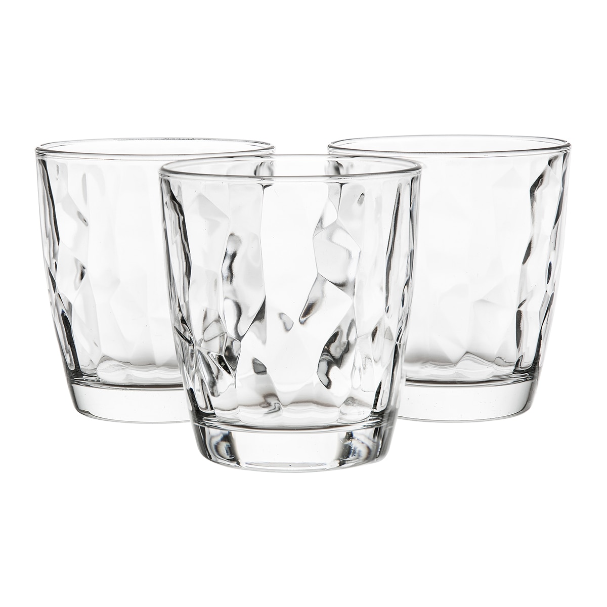 Imagen 0 de Juego de 3 vasos bajos Diamond Bormioli Rocco