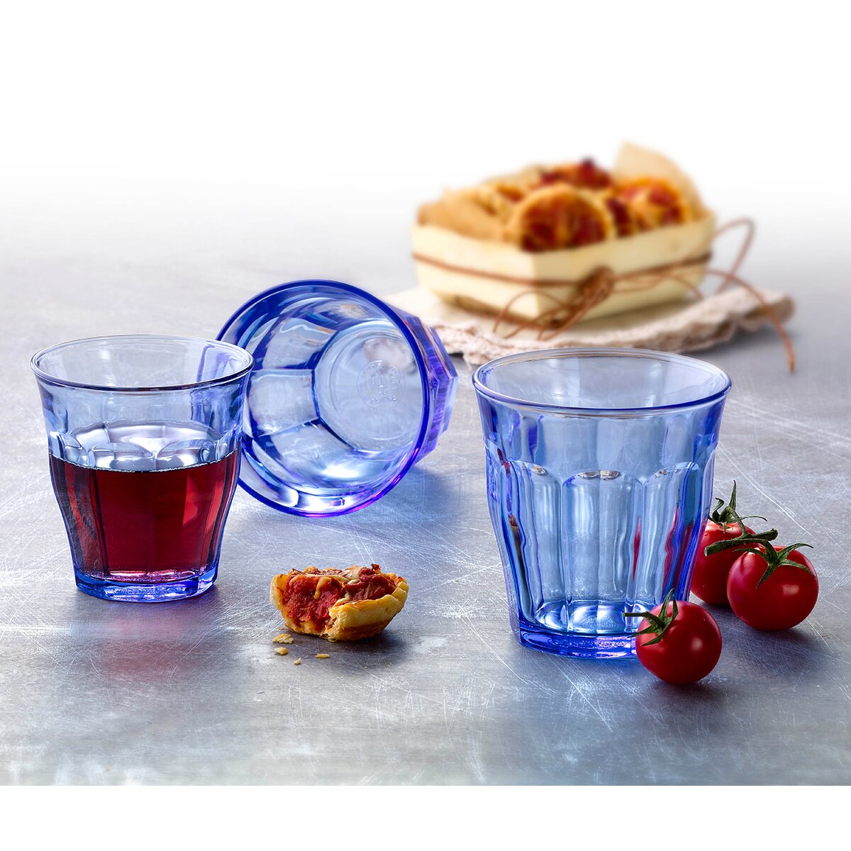 Vaso de agua 31 cl Picardie Duralex Azul claro-2