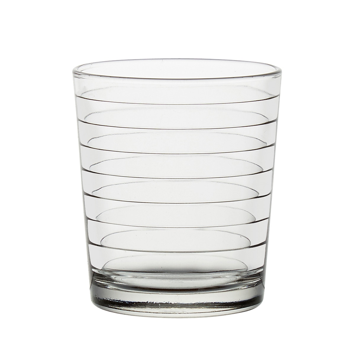 Set de 6 vasos de agua Rings Basics El Corte Inglés Cristal-2