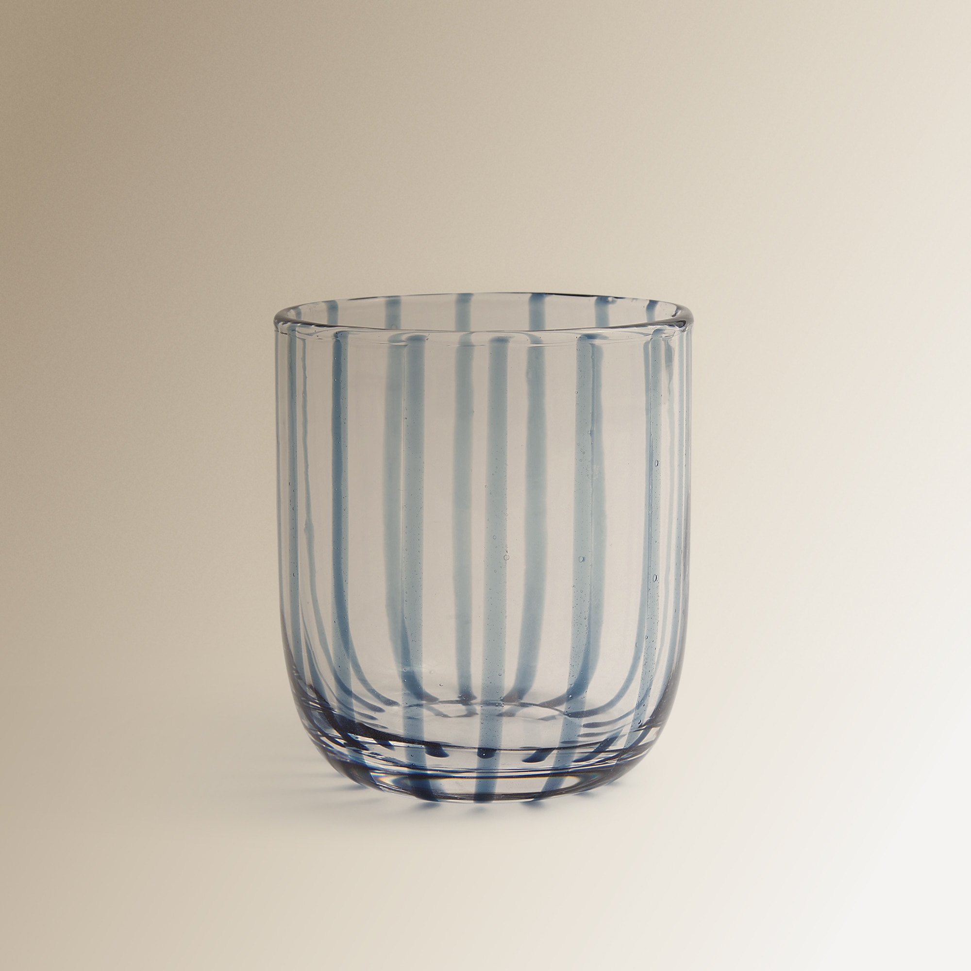 Imagem 0 de Copo de água de vidro Stripes