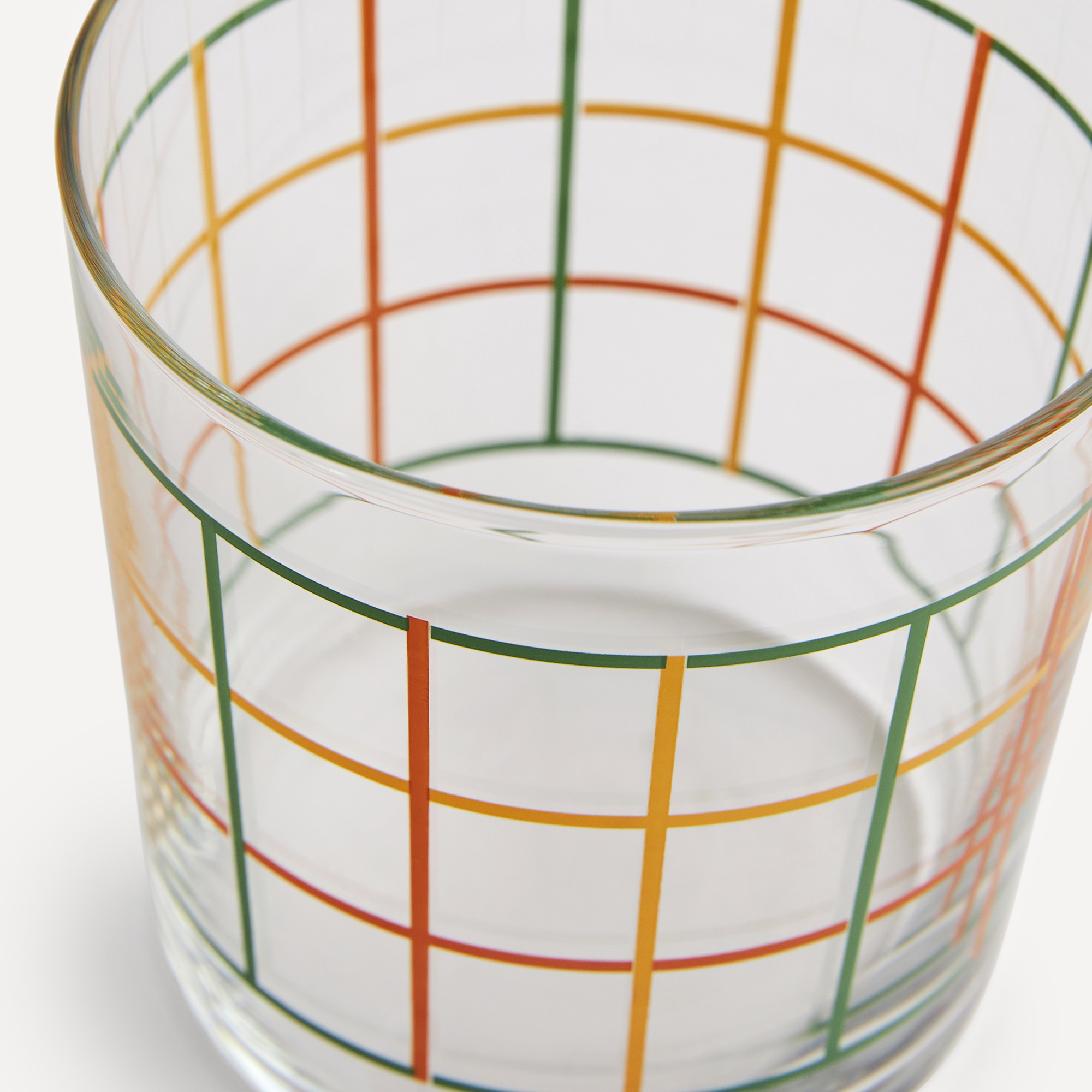 Vaso de agua Cuadra Basics El Corte Inglés Transparente-2