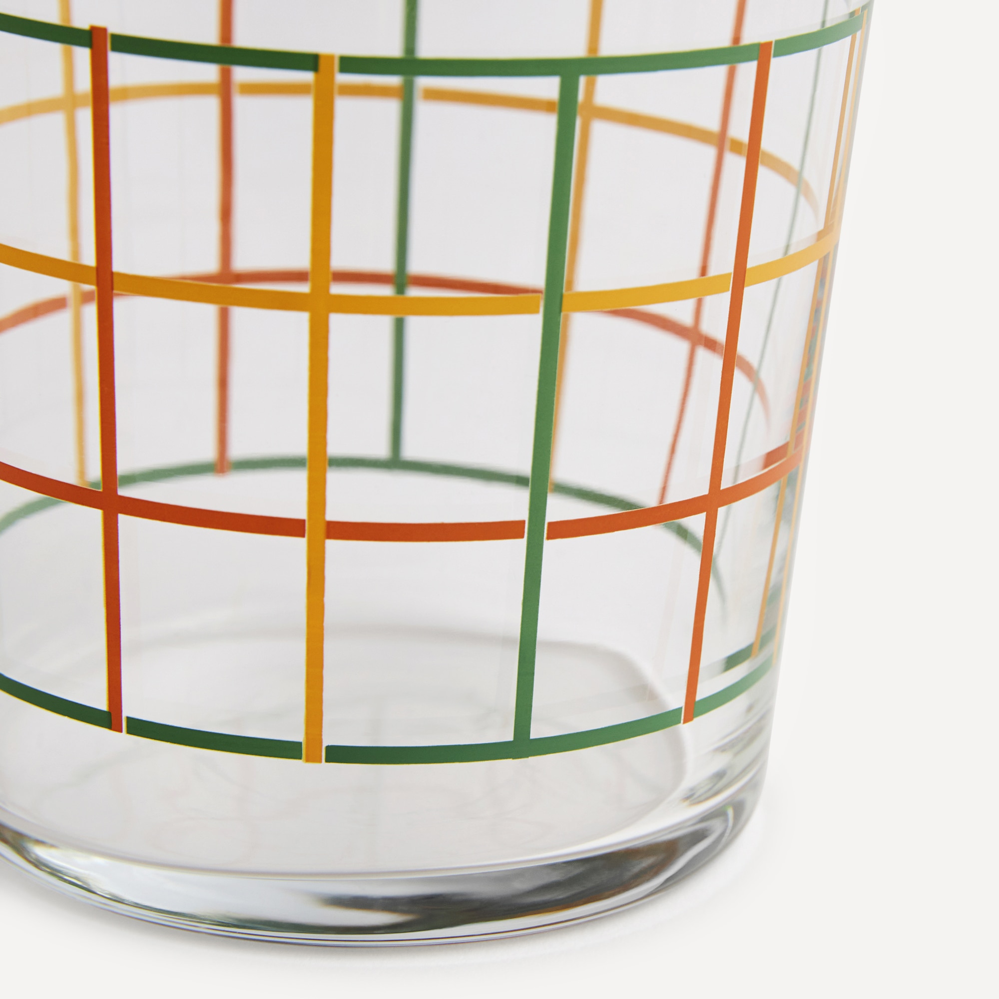 Vaso de agua Cuadra Basics El Corte Inglés Transparente-3