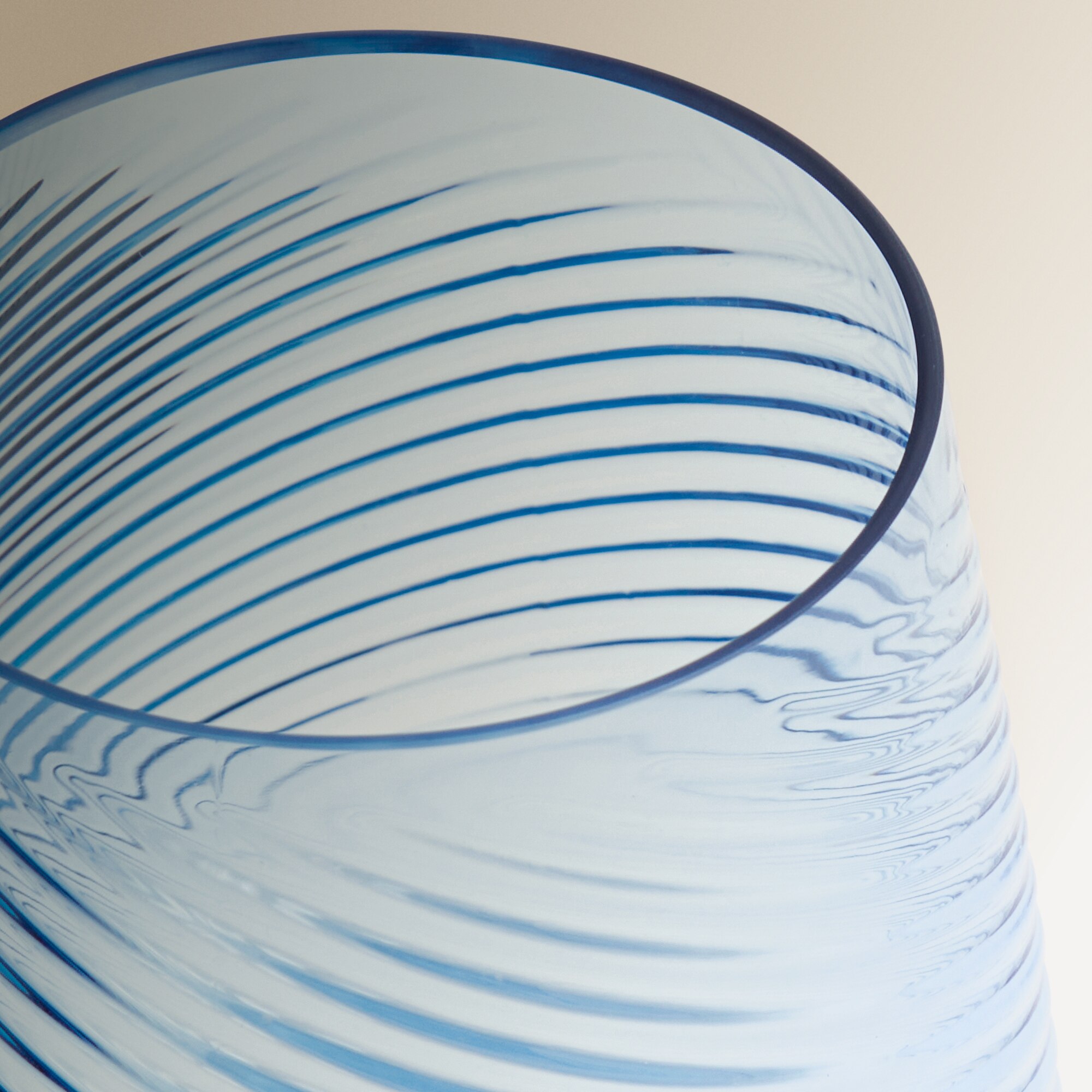 Vaso de agua Venecia Basics El Corte Inglés Azul-3
