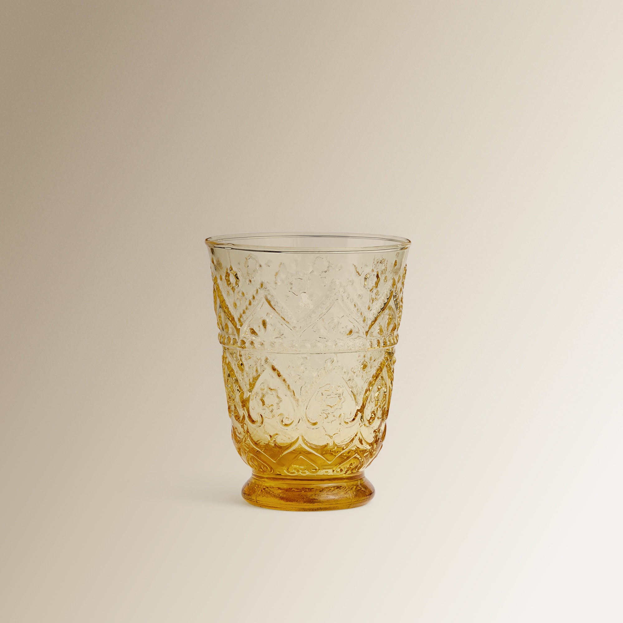 Copo de Água Baixo Bombay Amarelo-1