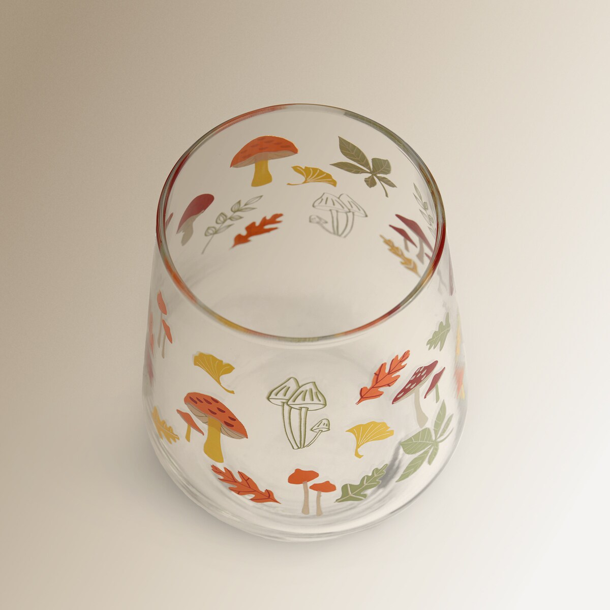 Vaso de agua Champignon Basics El Corte Inglés Multicolor-3