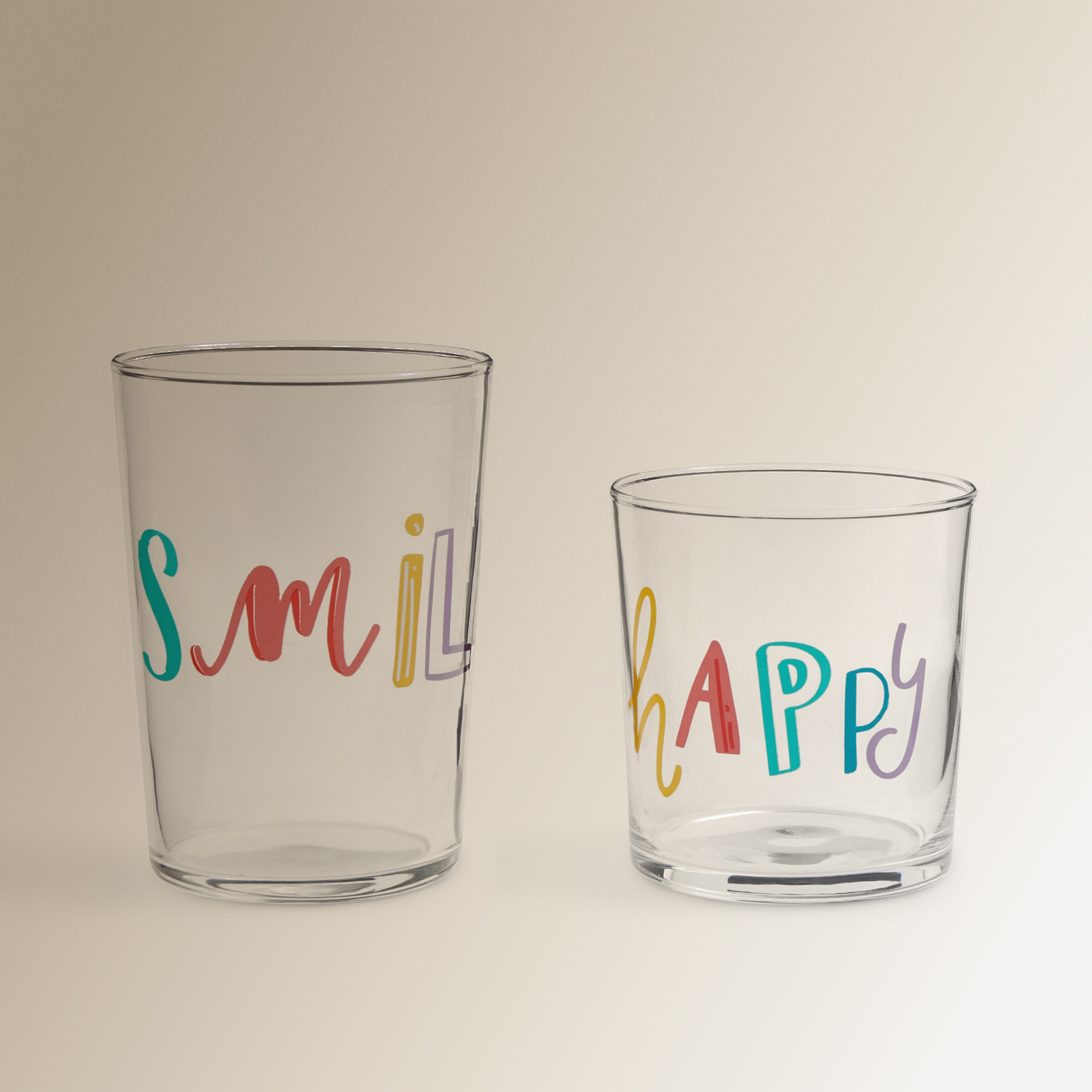 Vaso de agua Smile Basics El Corte Inglés Multicolor-4