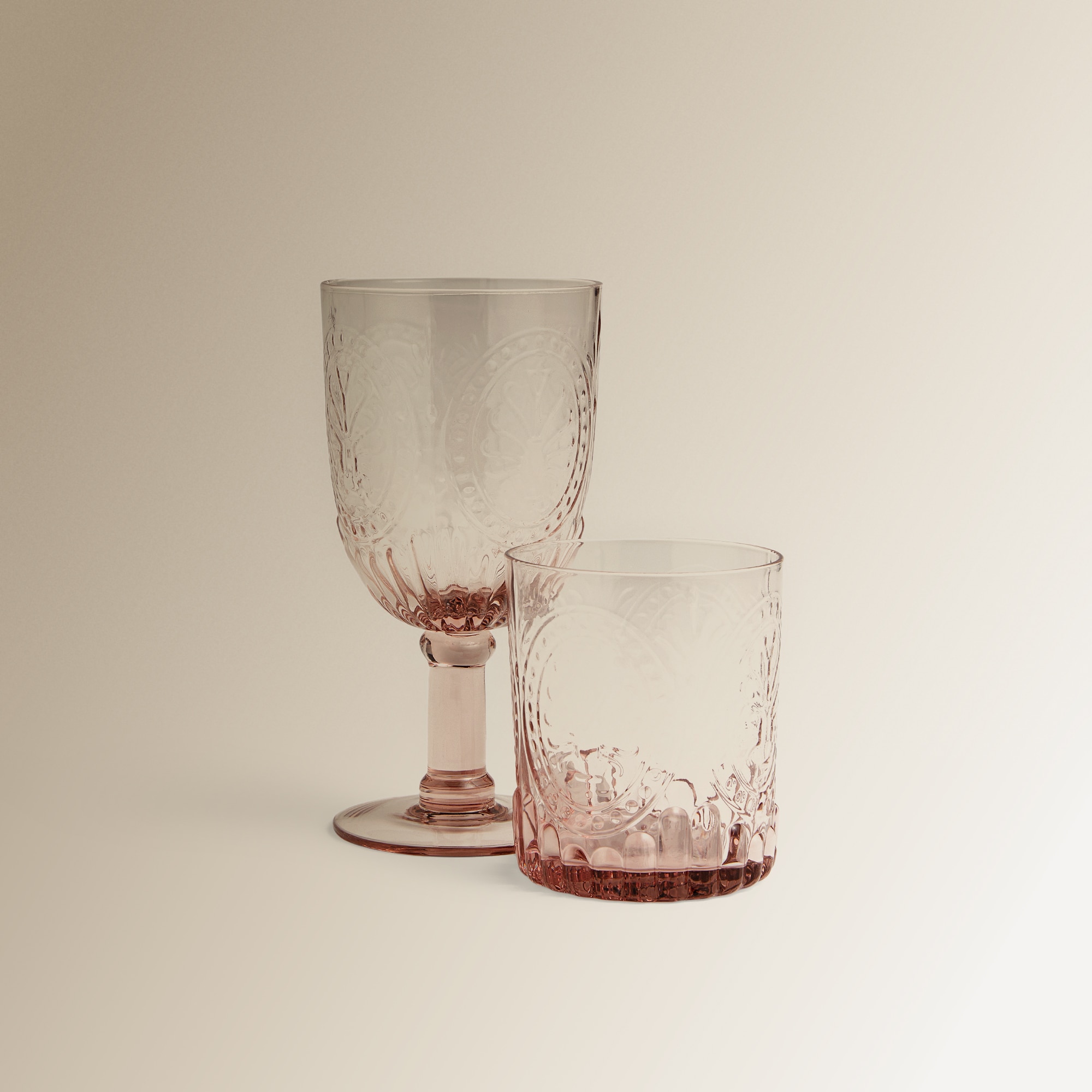 Vaso de agua Ronda El Corte Inglés - Rosa Rosa-3