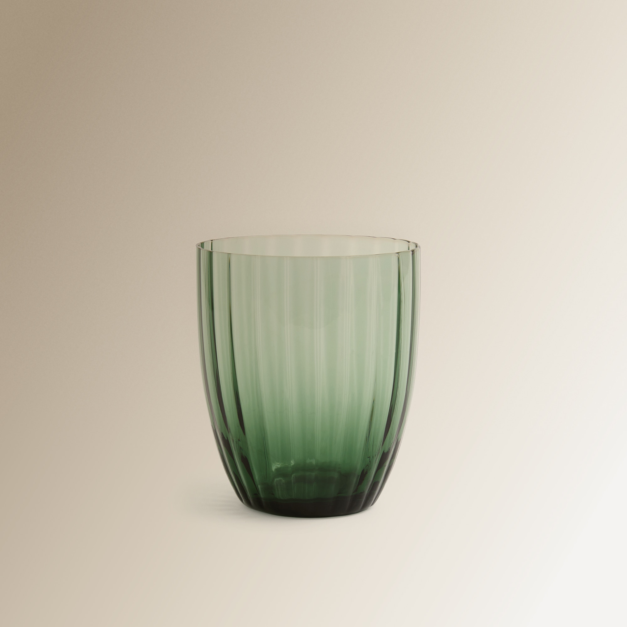 Vaso de agua de cristal Garda El Corte Inglés - Verde Verde-1