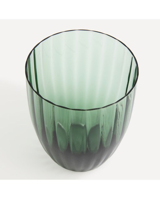Vaso de agua de cristal Garda El Corte Inglés - Verde Verde-2