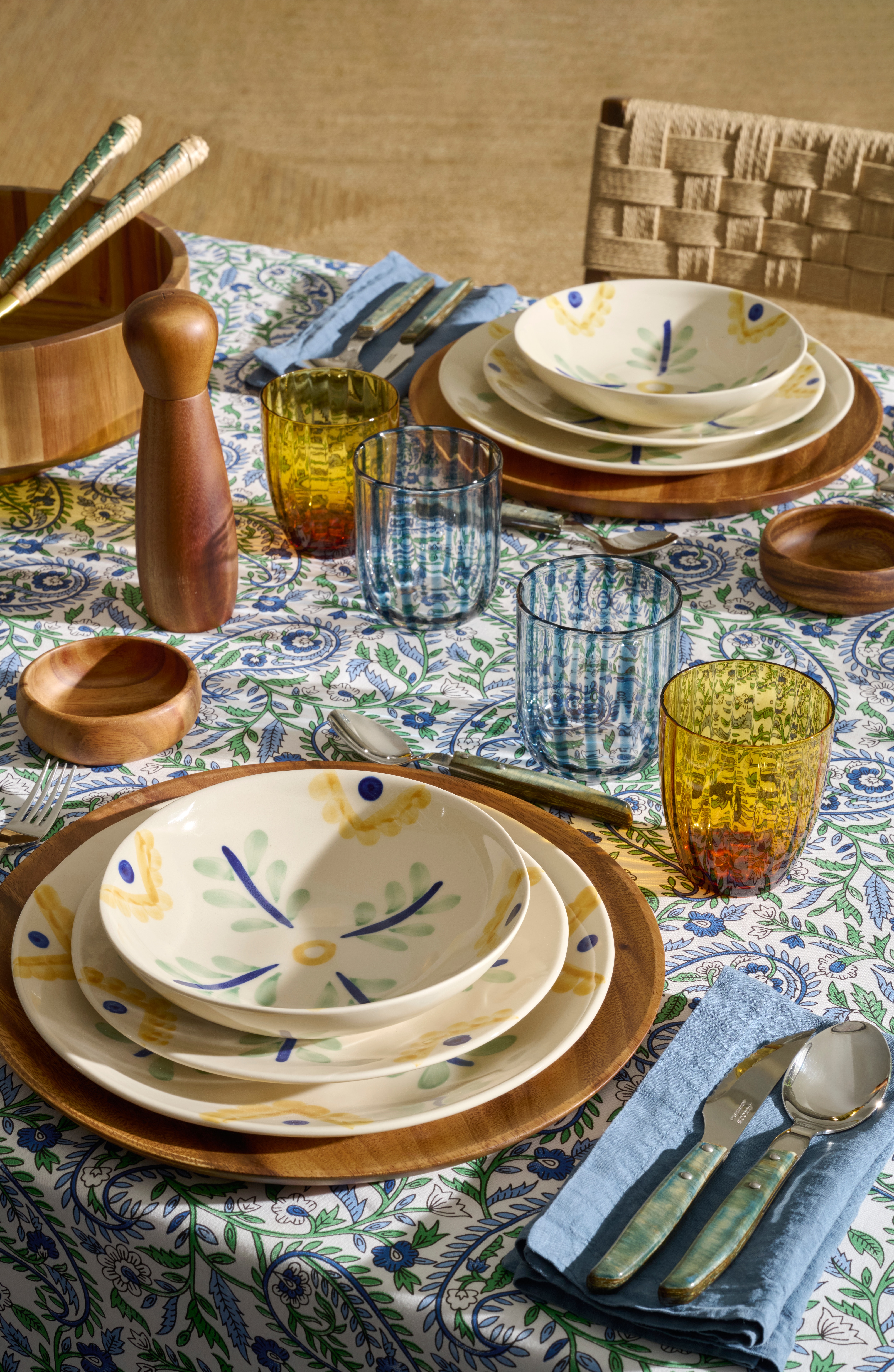 Copo de Água de Cristal Garda Âmbar-3