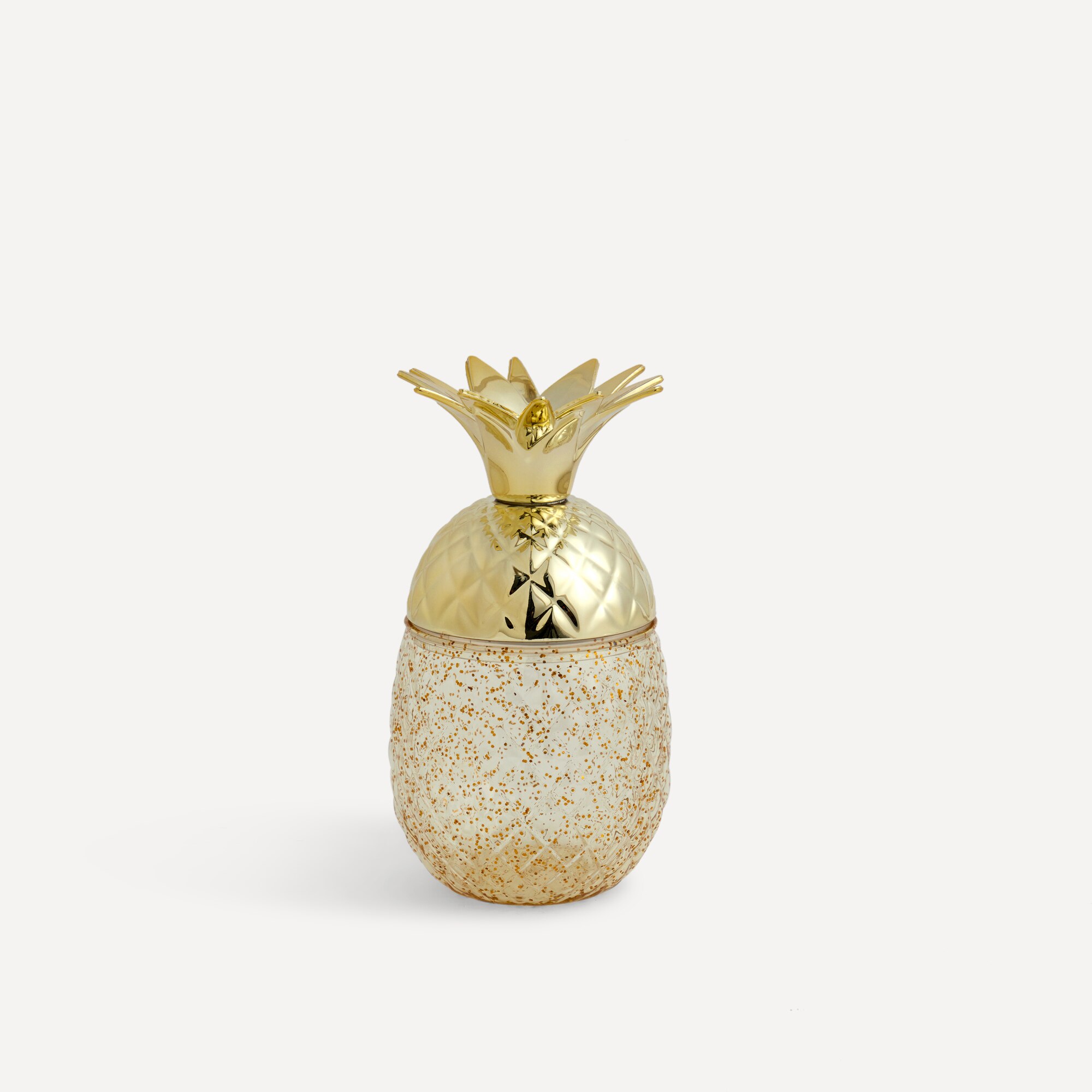 Vaso Piña Navidad Basics El Corte Inglés Dorado-1