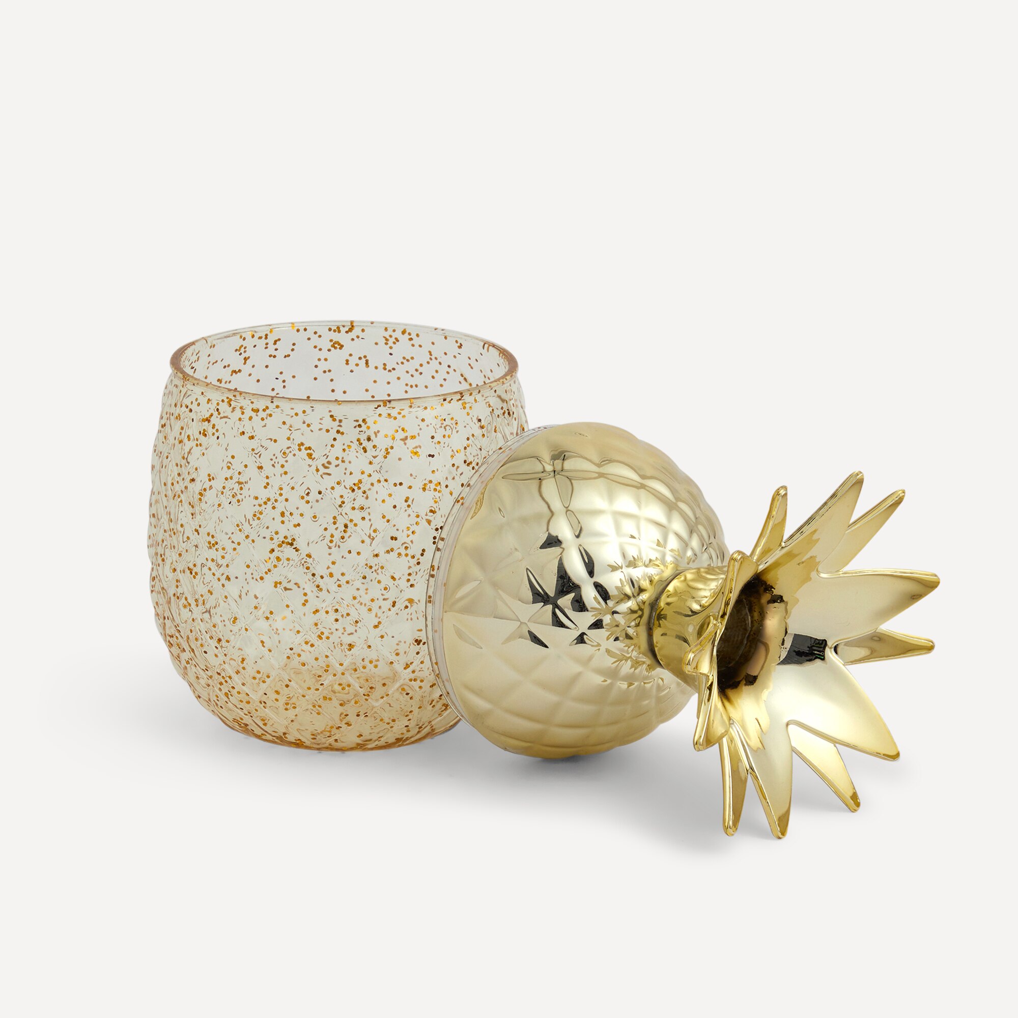 Vaso Piña Navidad Basics El Corte Inglés Dorado-2