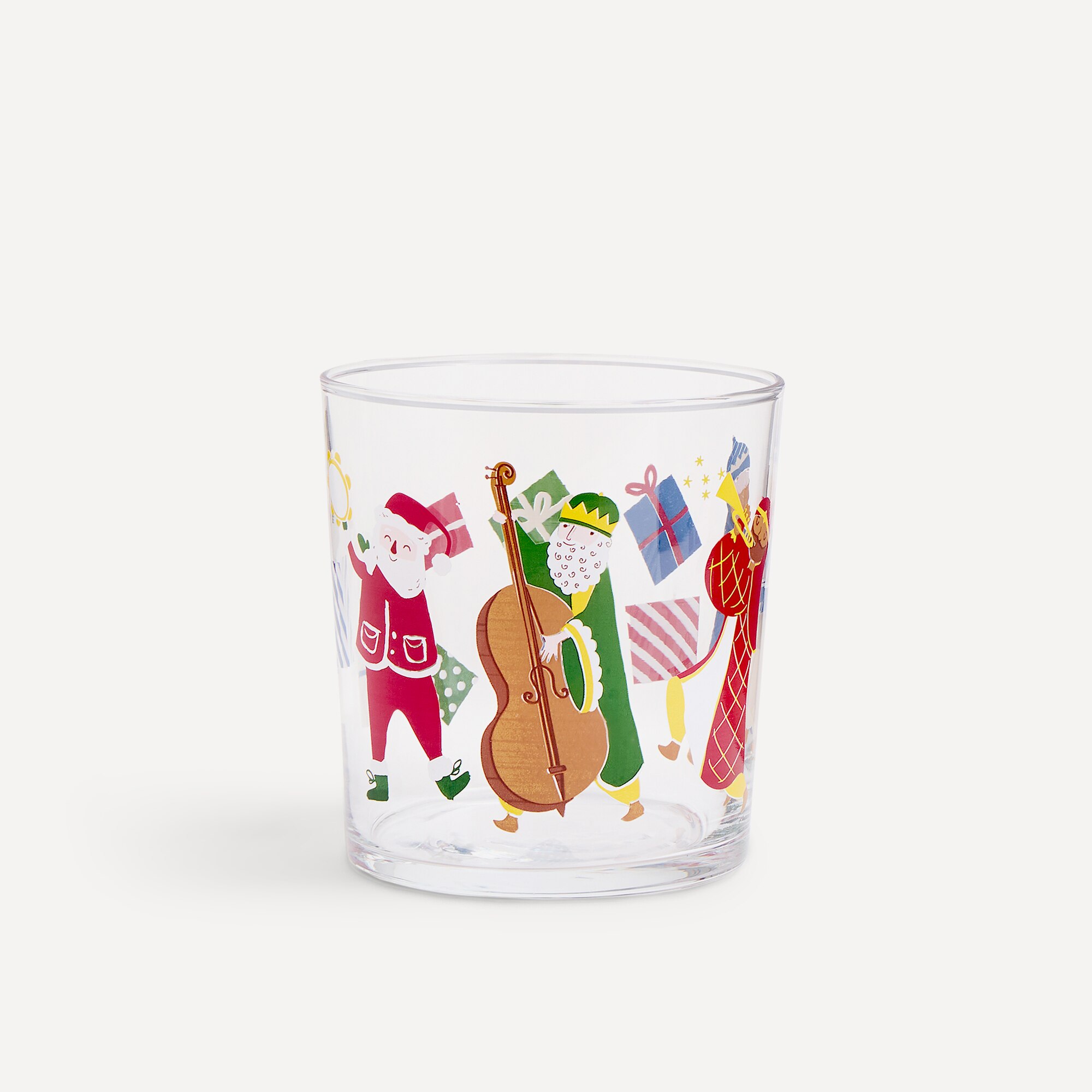 Vaso de vidrio Amigos Navidad Basics El Corte Inglés Multicolor-1