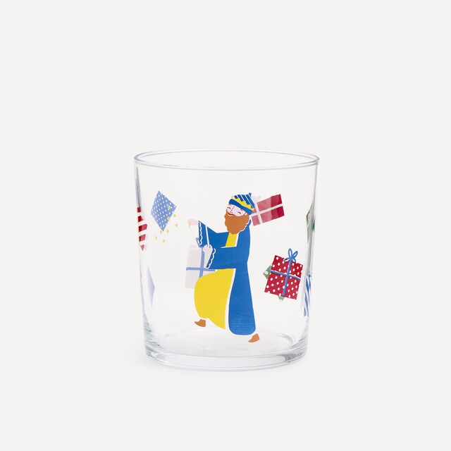 Imagen 0 de Vaso de vidrio Gaspar Navidad Basics El Corte Inglés