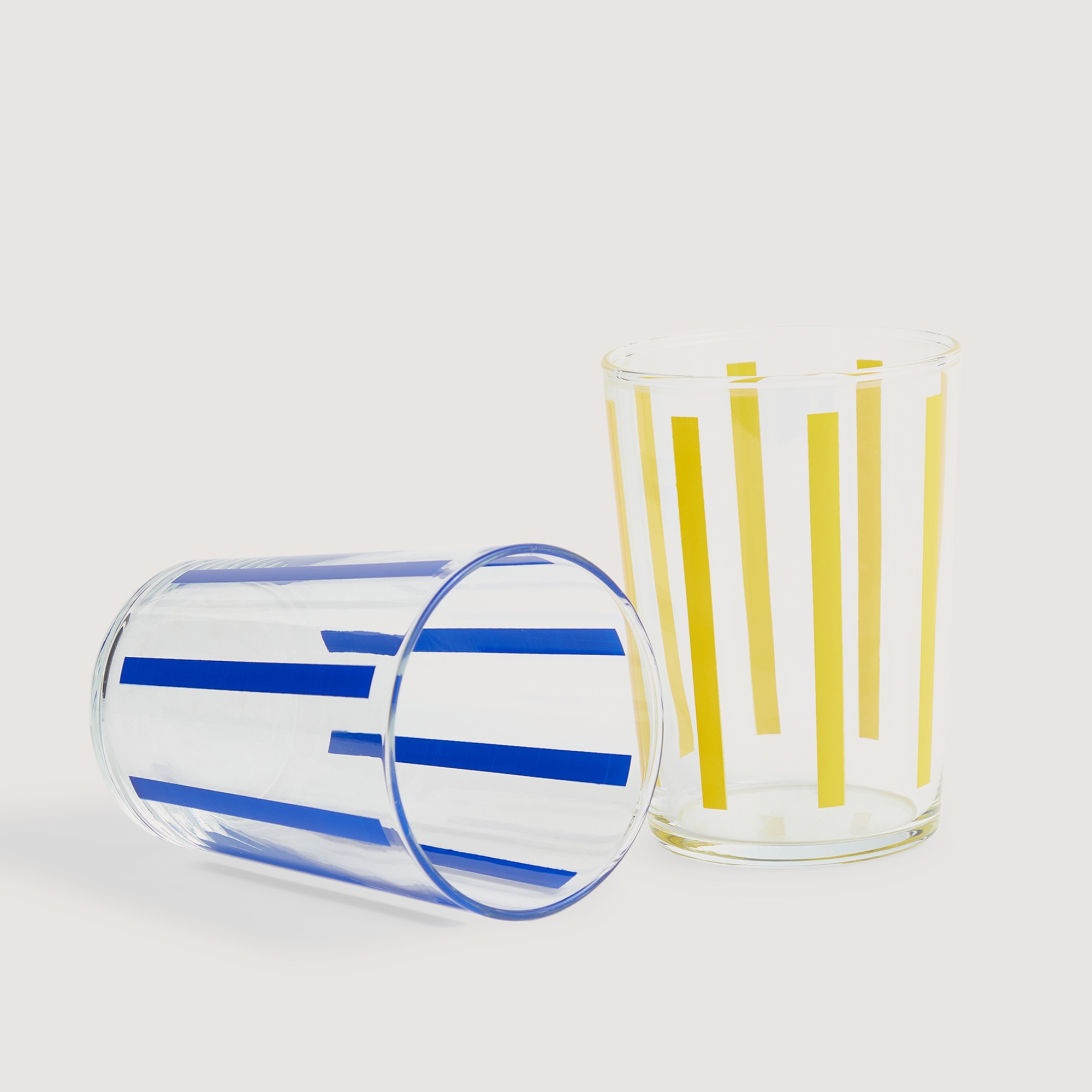 Vaso de sidra de vidrio Aveiro Basics El Corte Inglés - Amarillo Amarillo-3